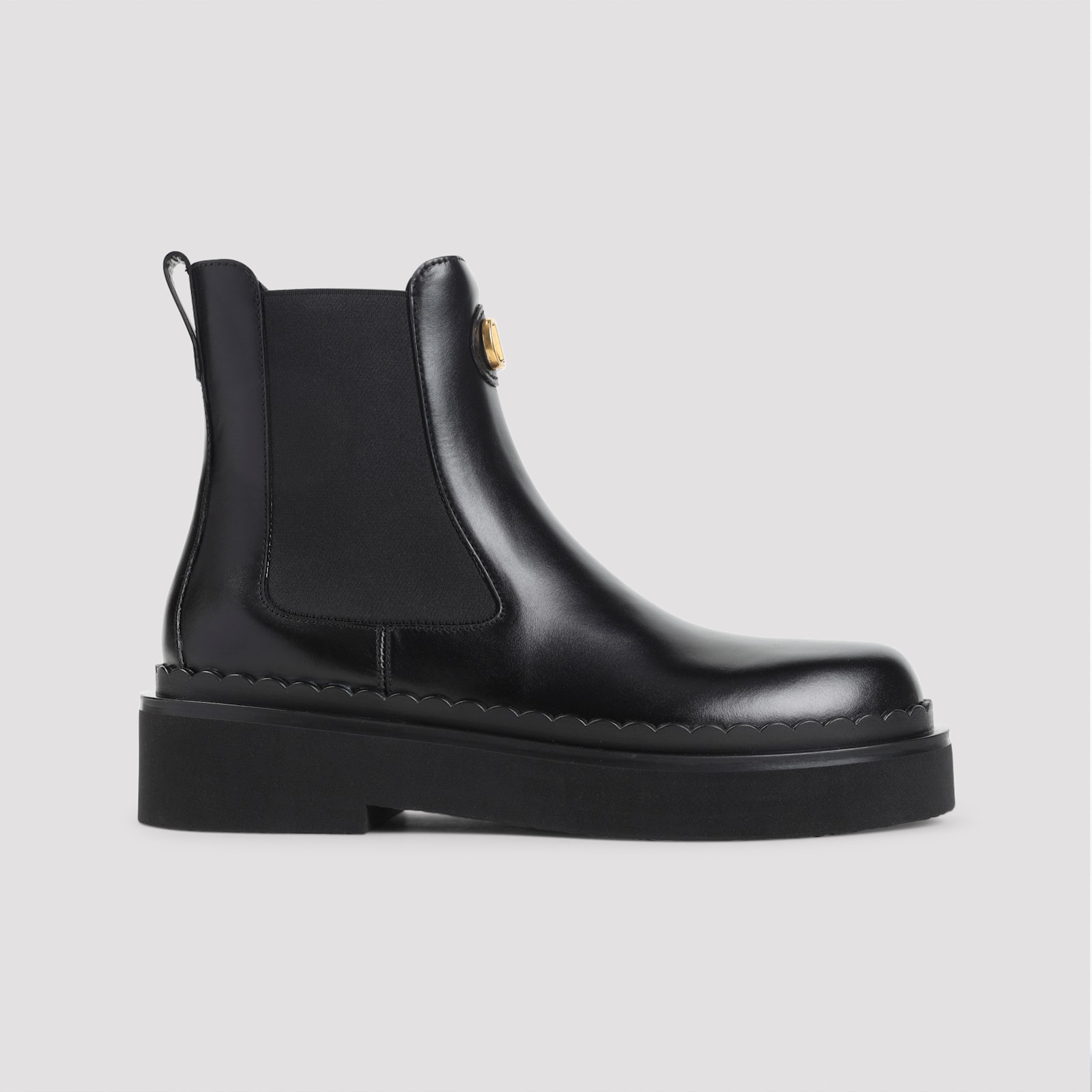 Valentino Garavani Beatle Vlogo Signature T 30 Ankle Boots In Black