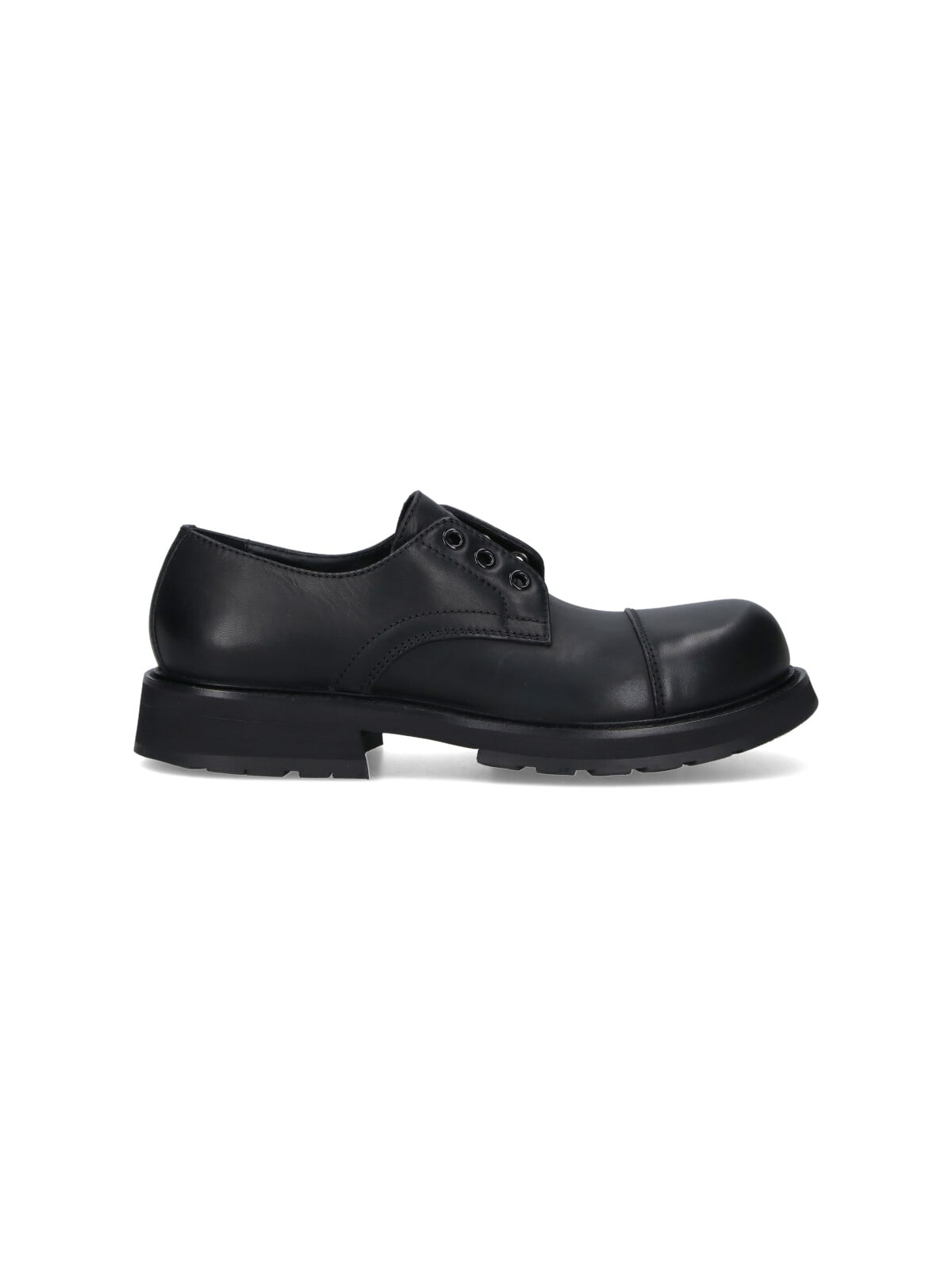 Balenciaga Lace-up Shoes With Round Toe And Block Heel In Multi