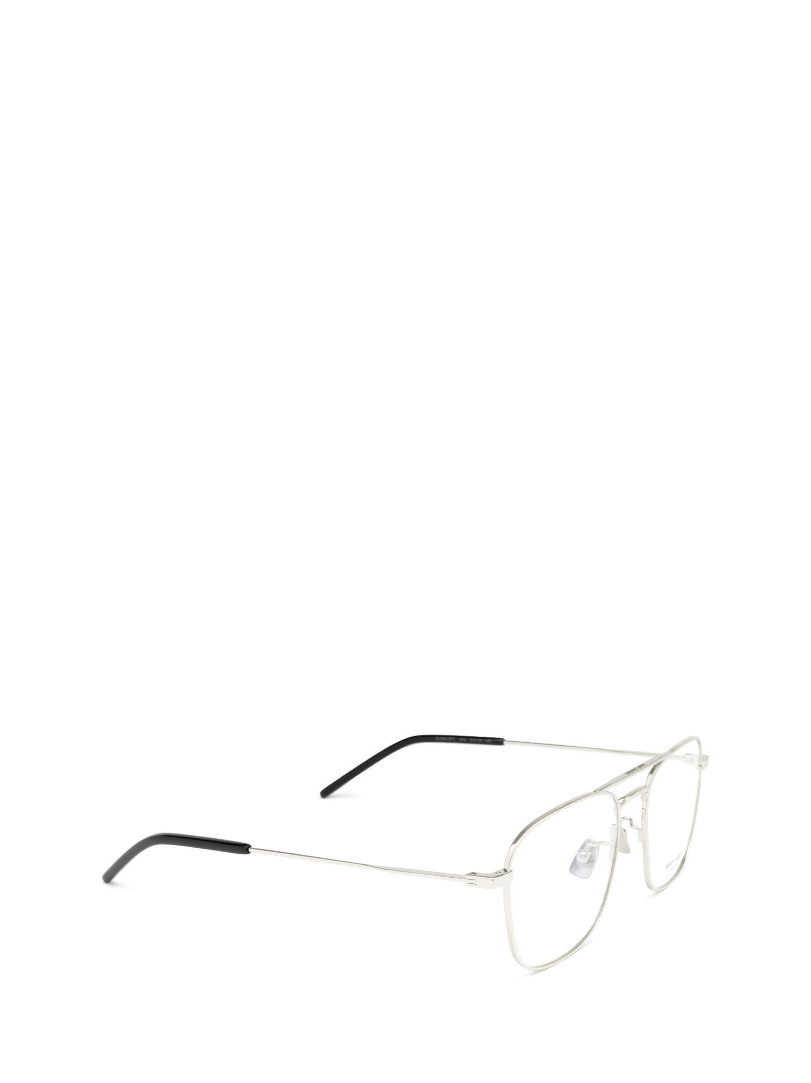 Shop Saint Laurent Sl 309 Opt Silver Glasses