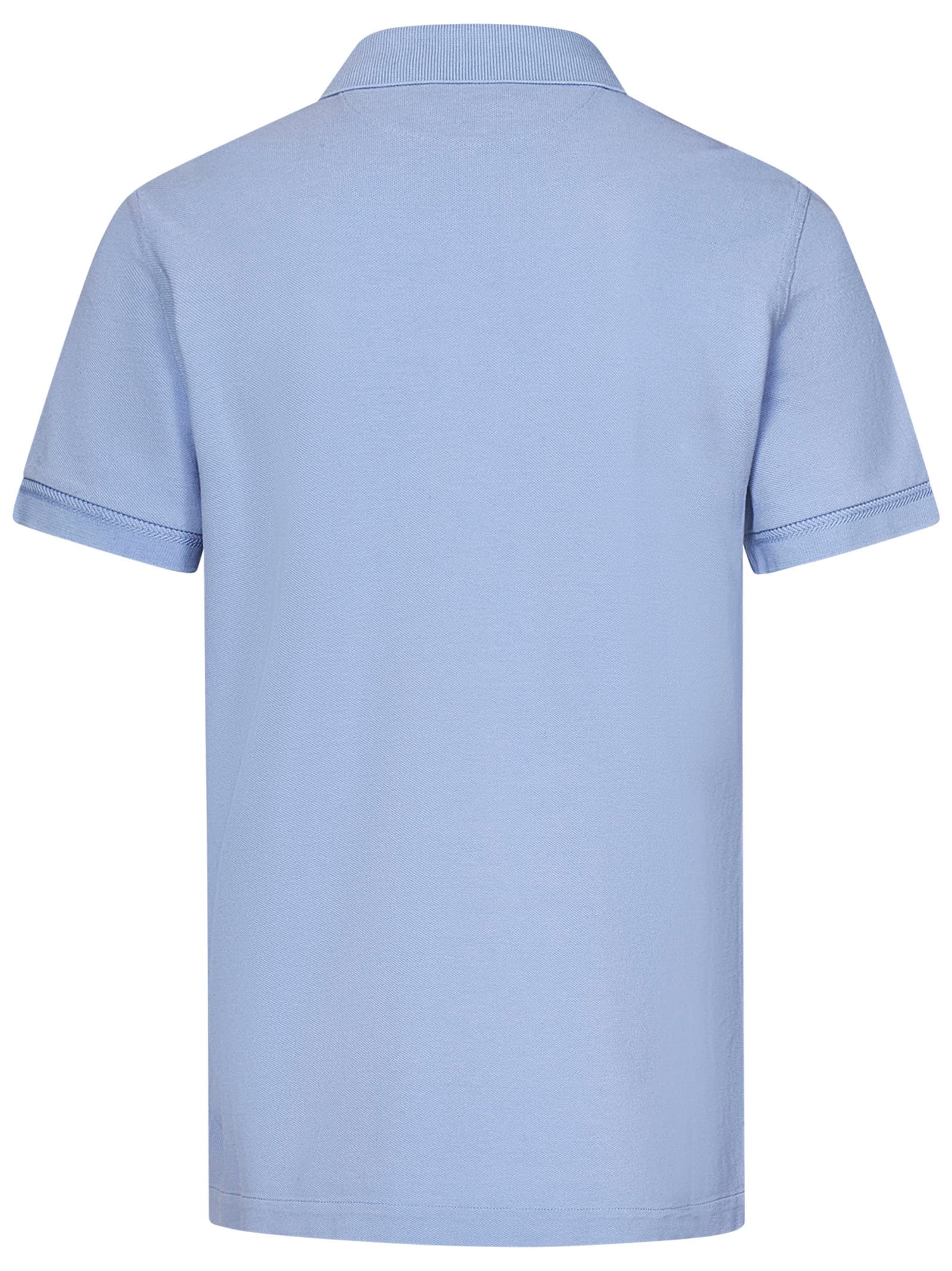 Shop Tom Ford Polo Shirt In Clear Blue