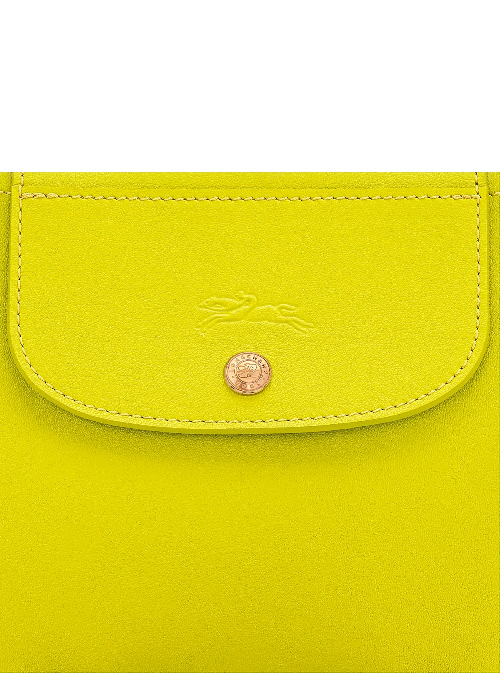 Longchamp Green Handbag With Embossed Logo On The Front And Adjustable And Removable Shoulder Strap In Leather In Green