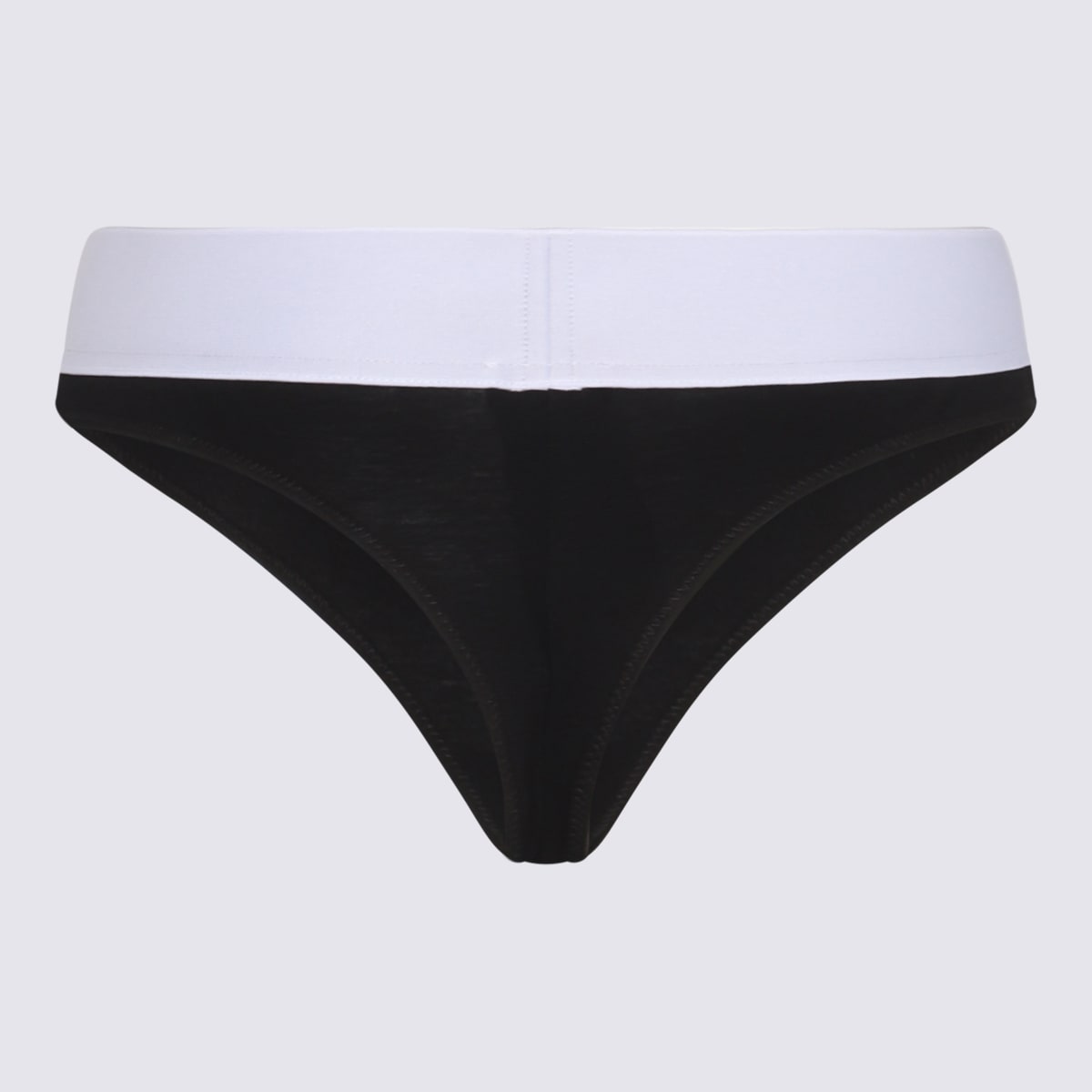 Shop Palm Angels Black Cotton Brief