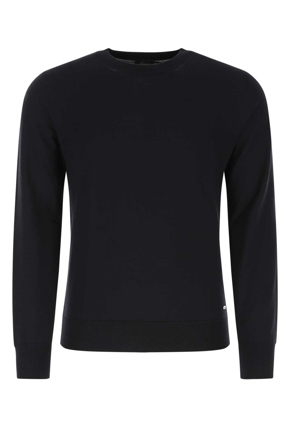 Brioni Crewneck Wool Sweater In 4000