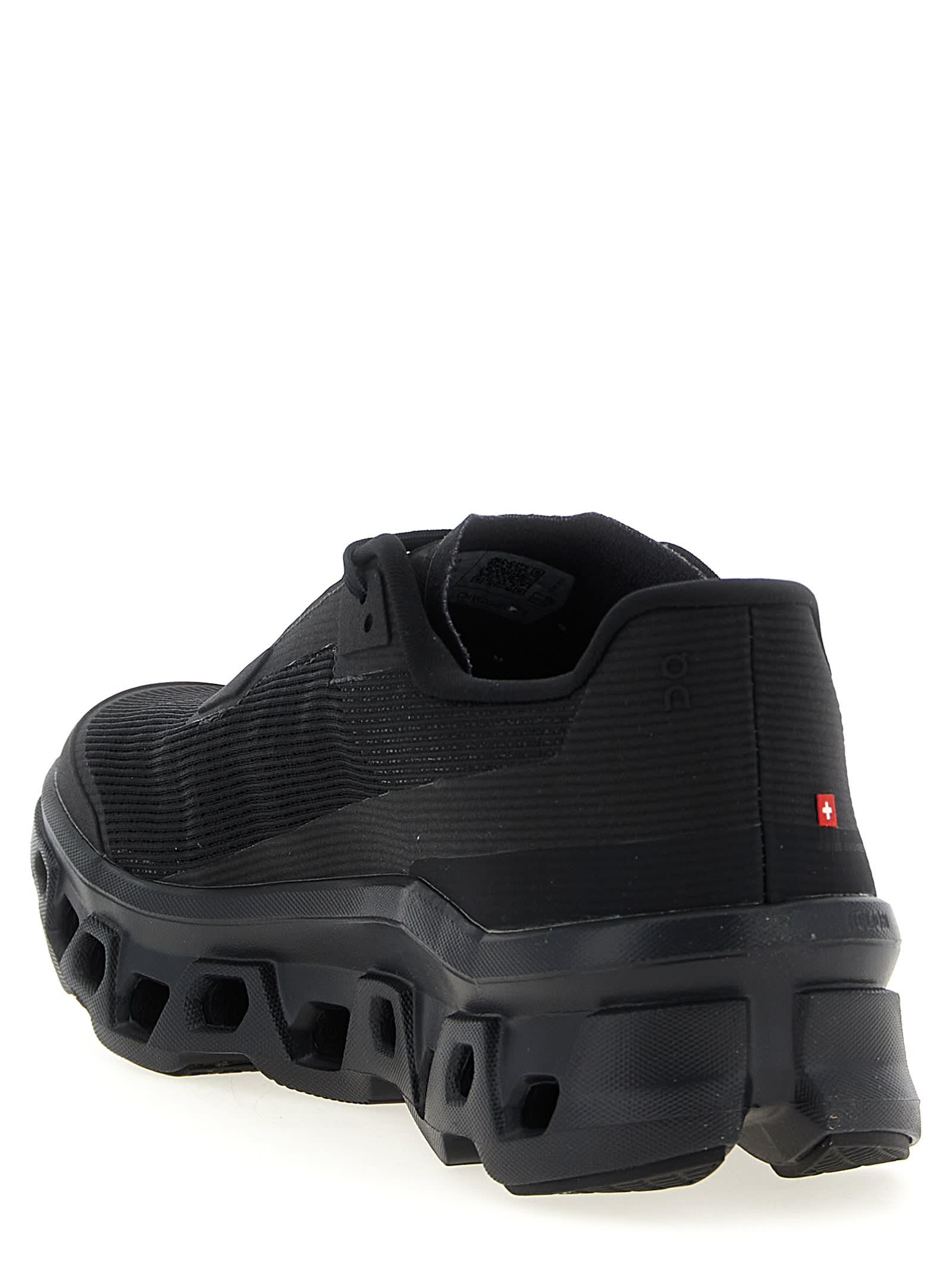 On Cloudmster Void Sneakers In Black