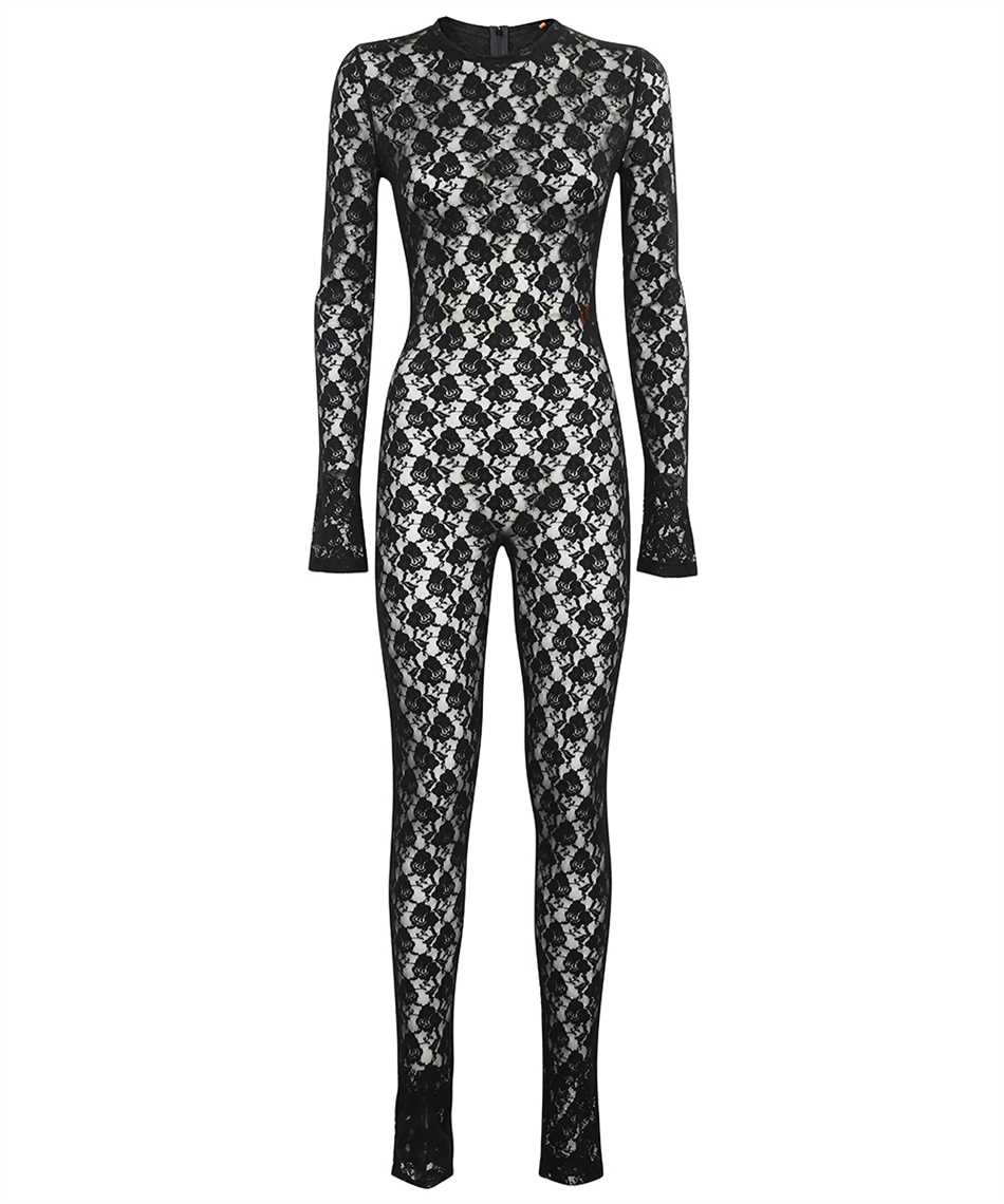 Heron Preston Lace Jumpsuit In Black