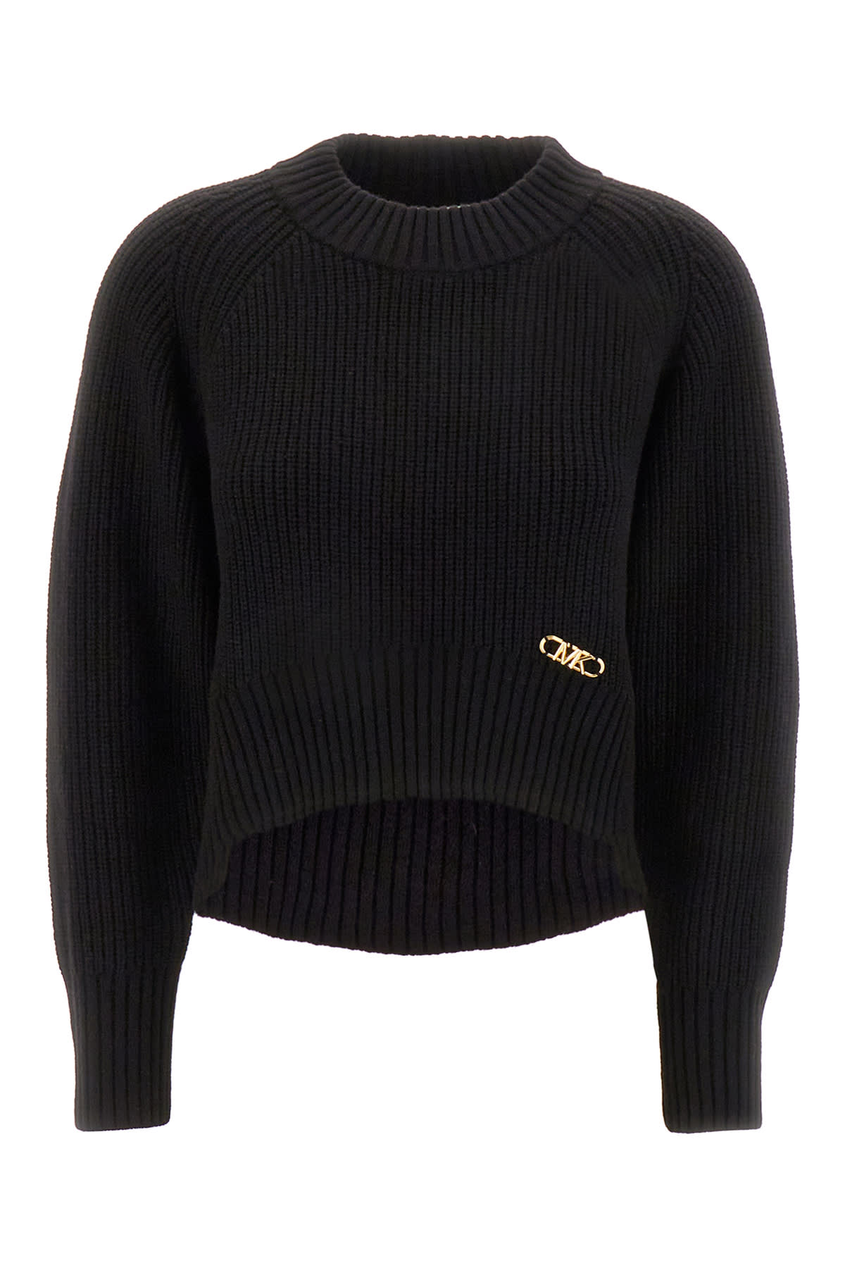 Black Wool Blend Sweater