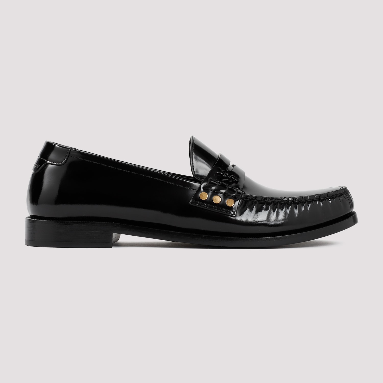 Shop Saint Laurent Loafer In Nero