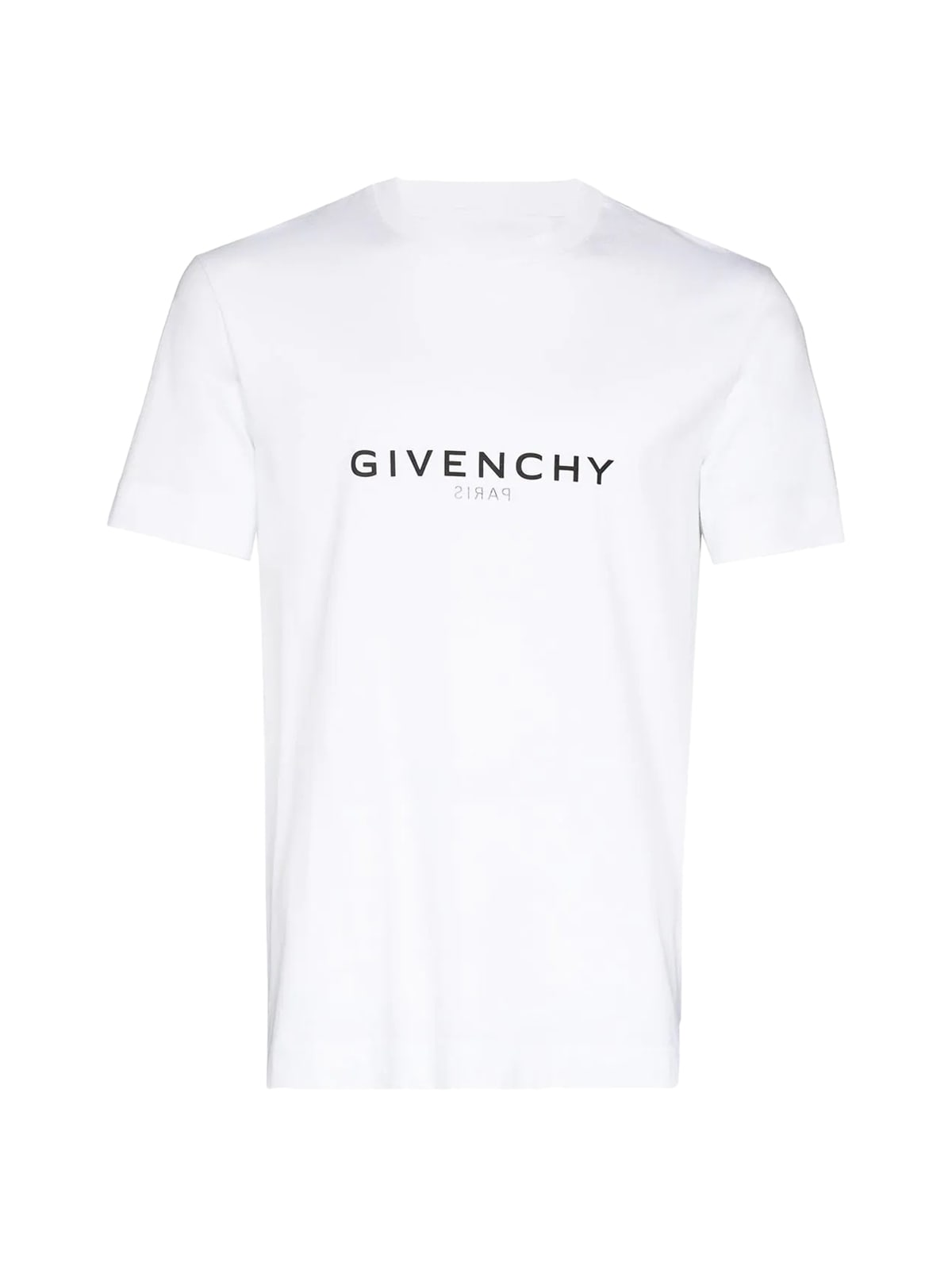 Shop Givenchy Slim Fit Reverse Print T-shirt In White