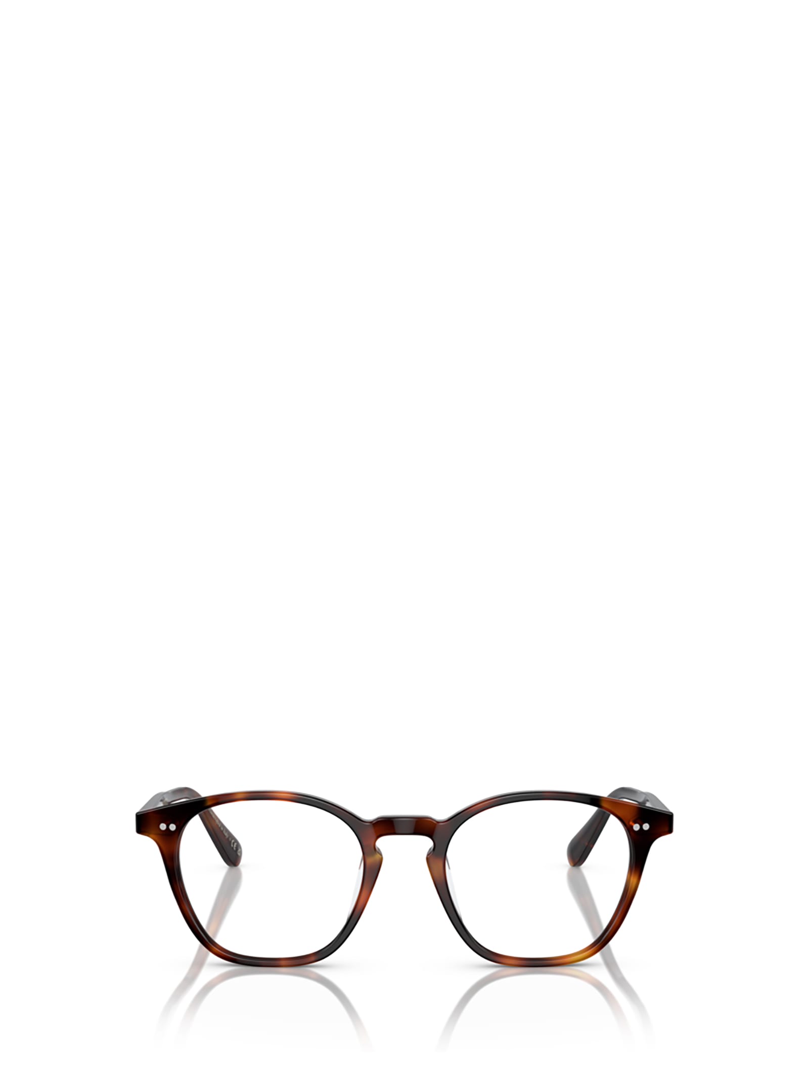 Shop Oliver Peoples Ov5533u Dark Mahogany Glasses
