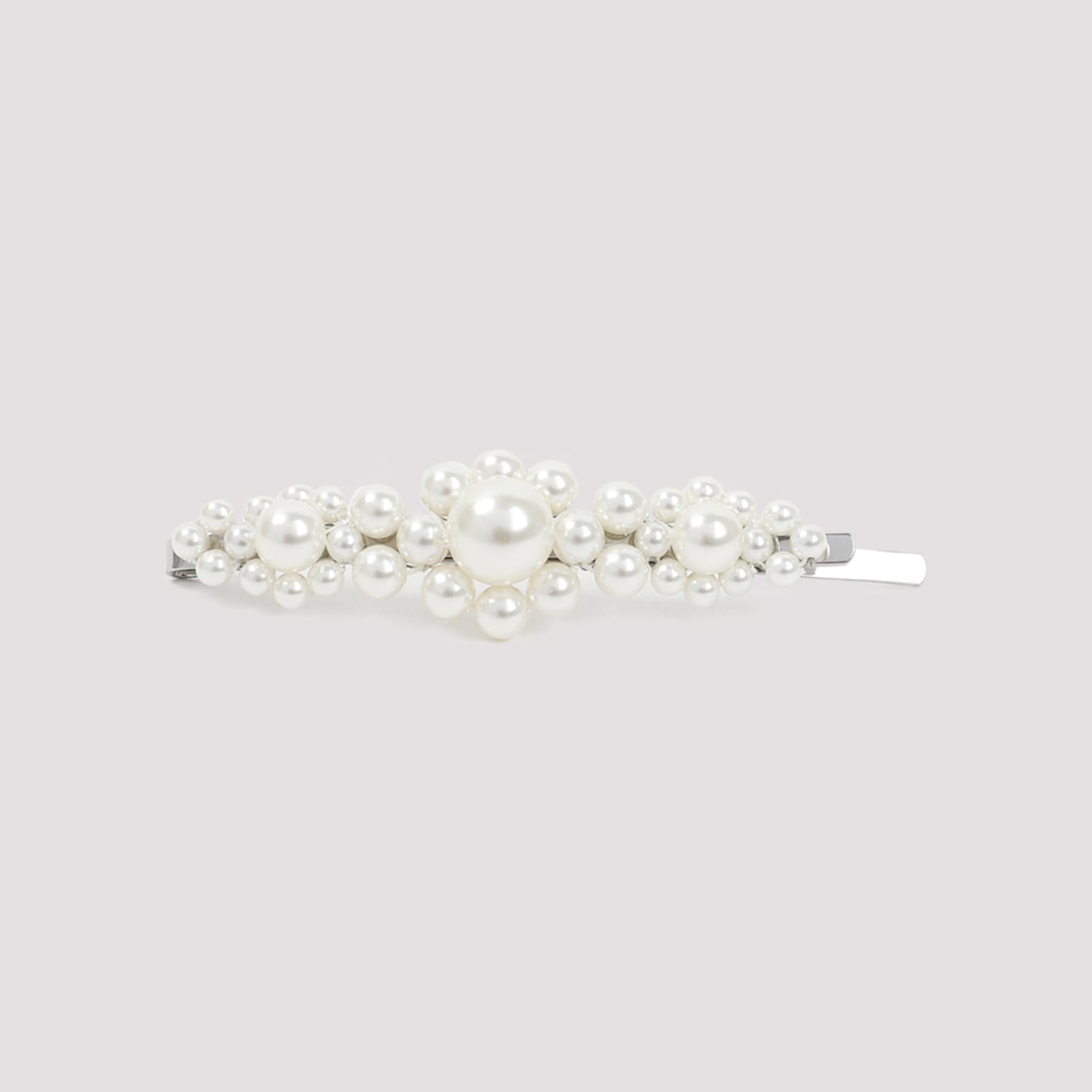 Shop Simone Rocha Pearl Large Flower Hair Clip