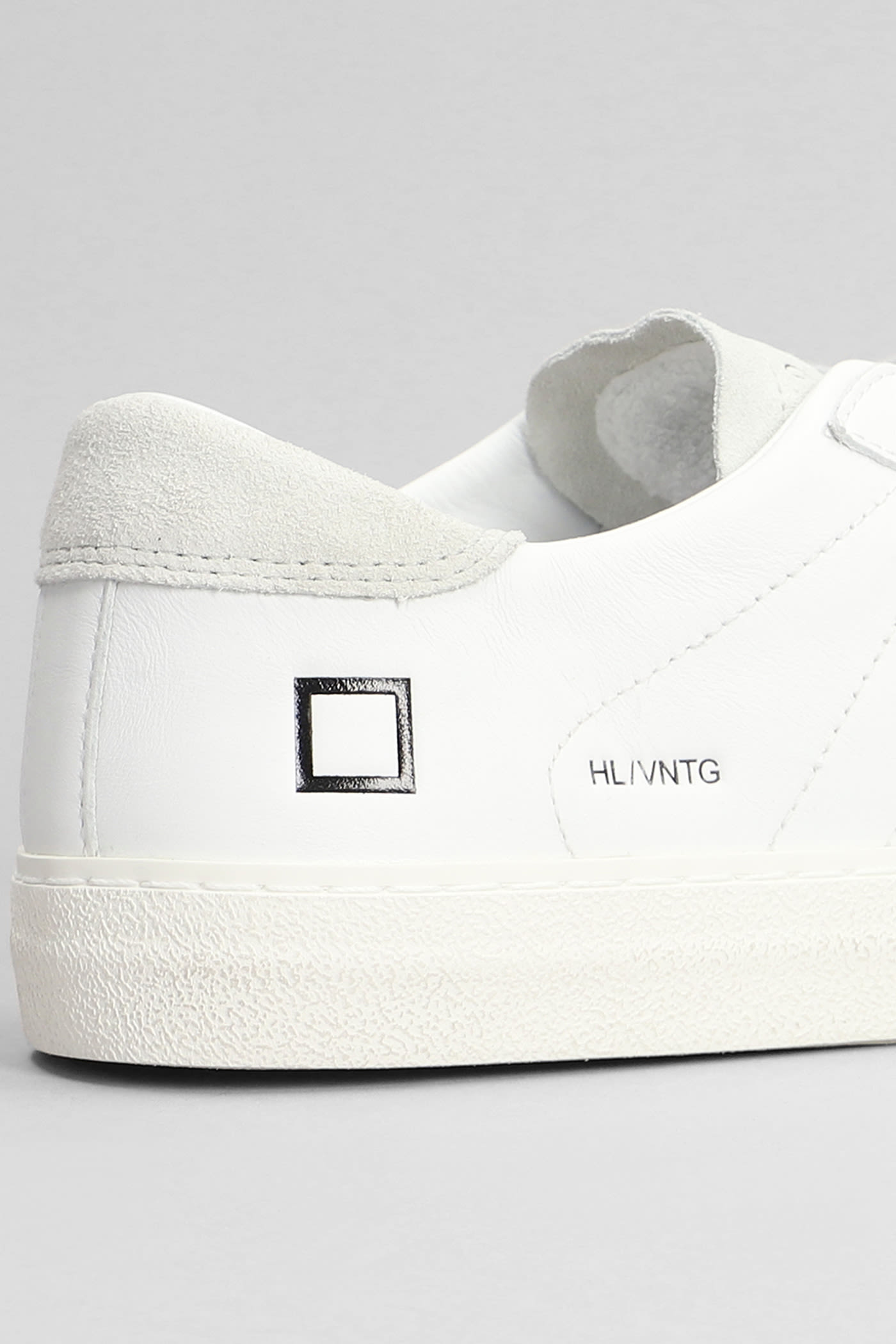Shop Date Hill Low Sneakers In White Suede And Leather