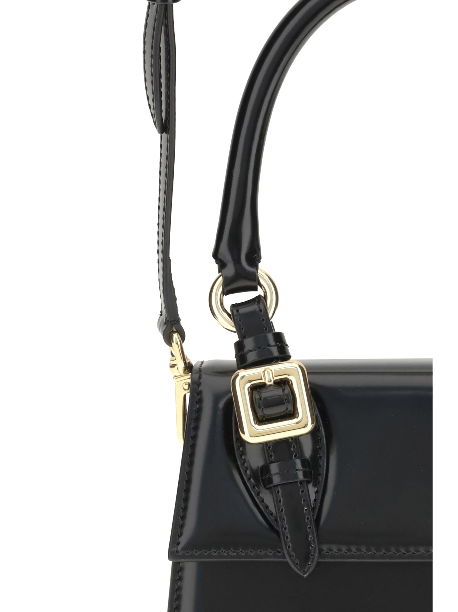 Jacquemus Chiquito Handbag With Buckle In Black