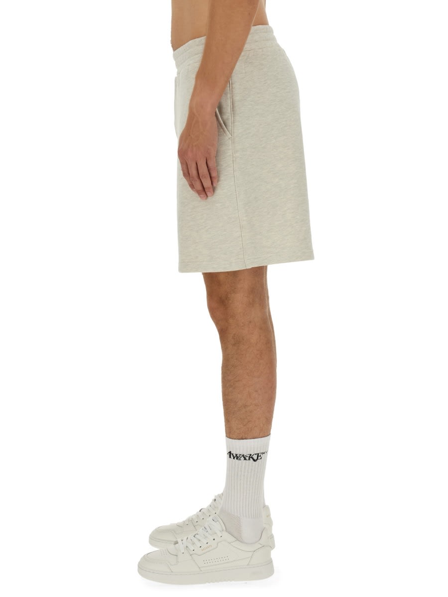 Awake Ny Bermuda With Logo In Grey
