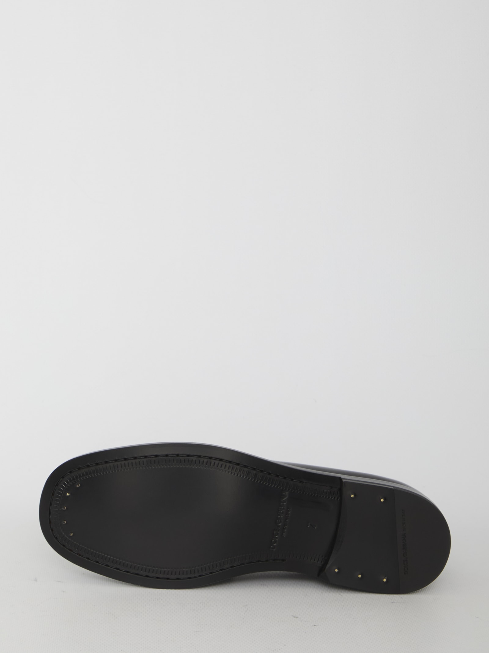 Shop Dolce & Gabbana Dg Loafers In Black