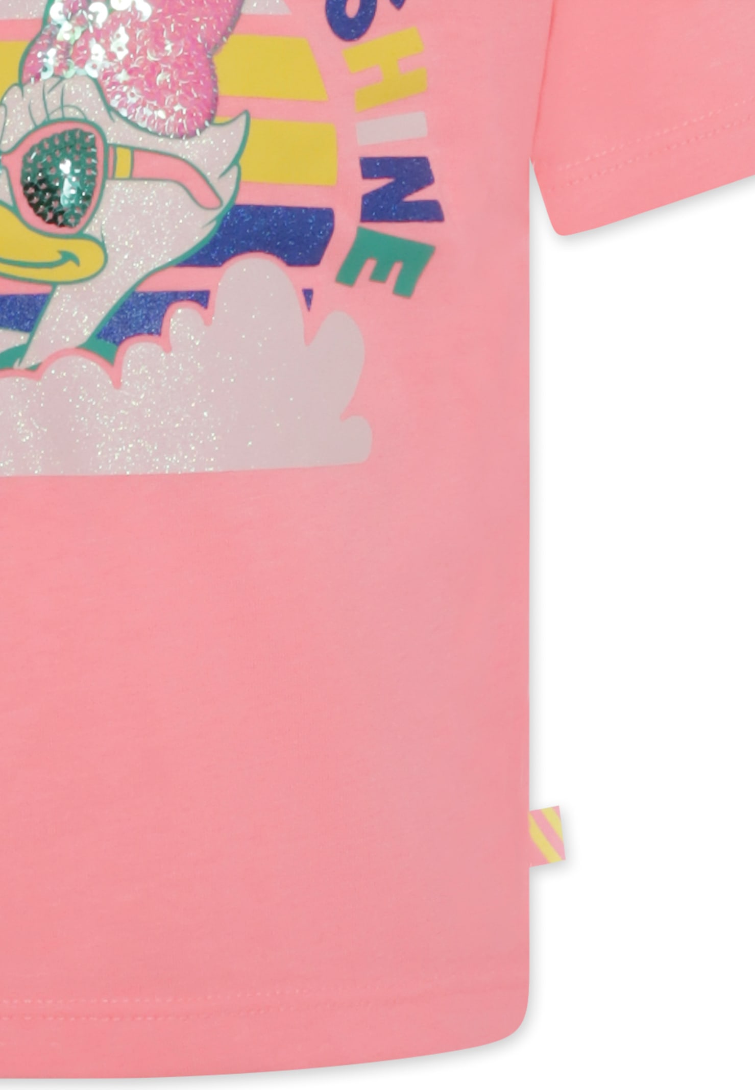Billieblush Girls Pink Jersey Disney T-shirt In Pink
