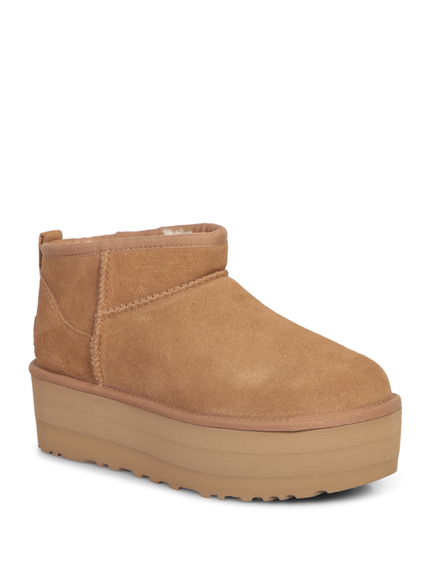 Ugg Ultra Mini Platform Chestnut Boot In Brown