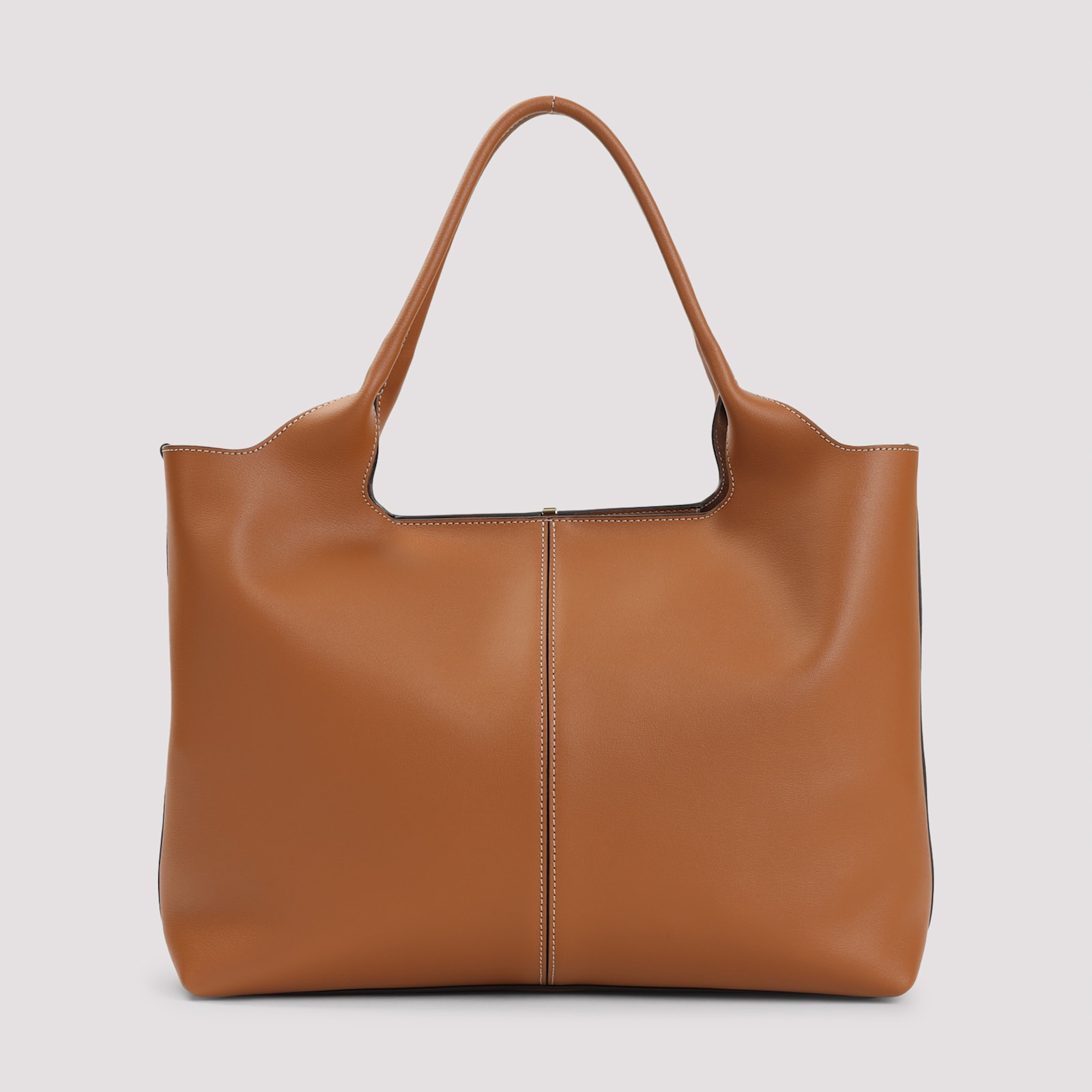 Tod's Ebr Shopping Tote Bag In Kenia Cacao