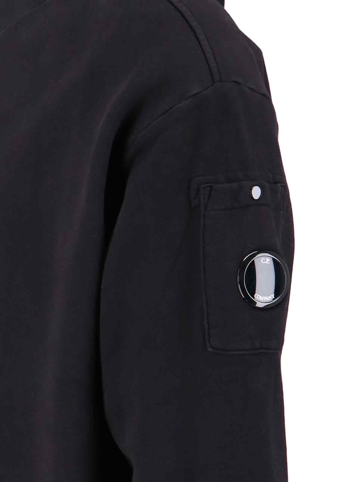 C.p. Company C. P. Company Cotton Jersey Hoodie In Black