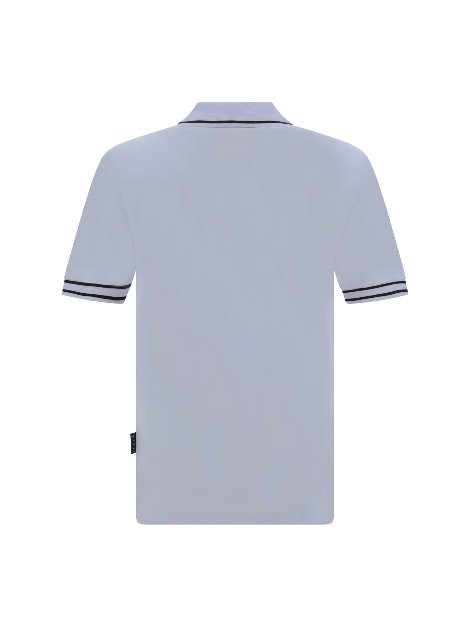 Shop Philipp Plein Polo Shirt In White