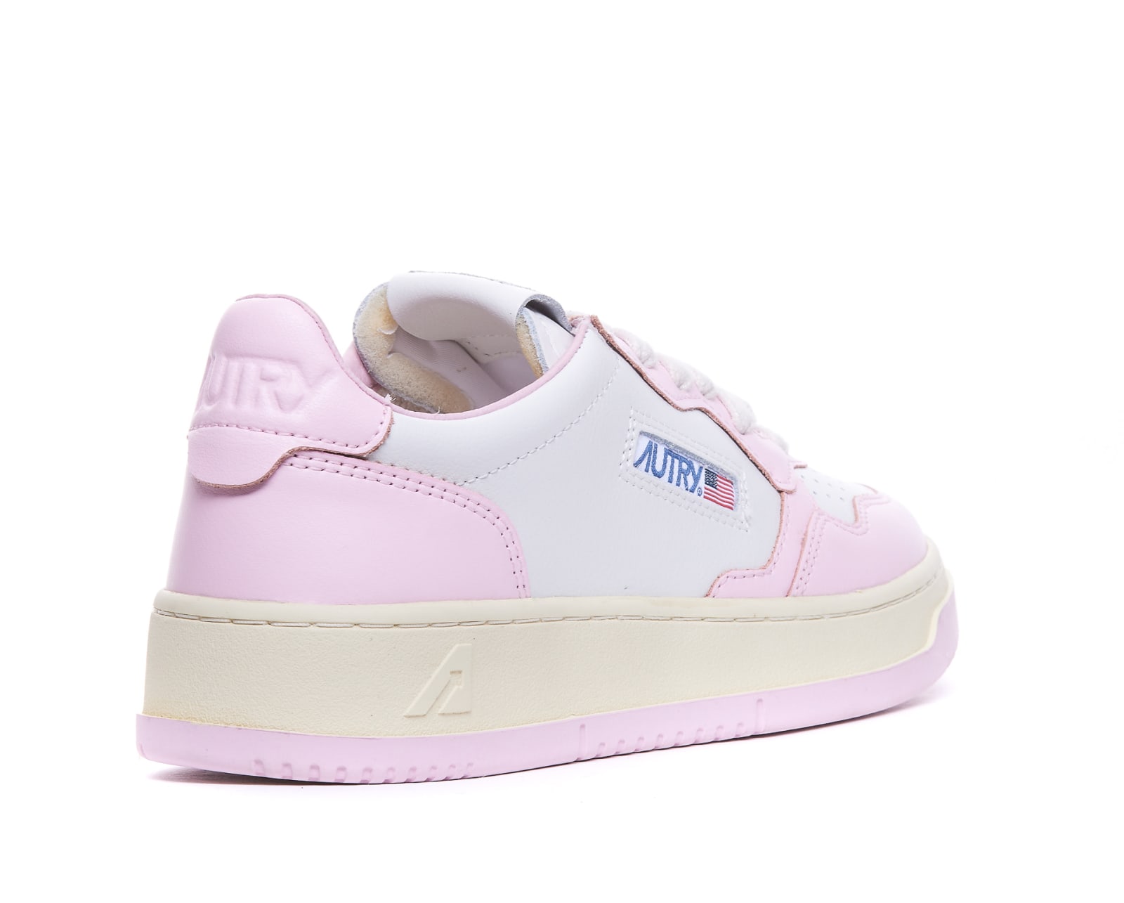 Shop Autry Medalist Low Sneakers In Blush Bride