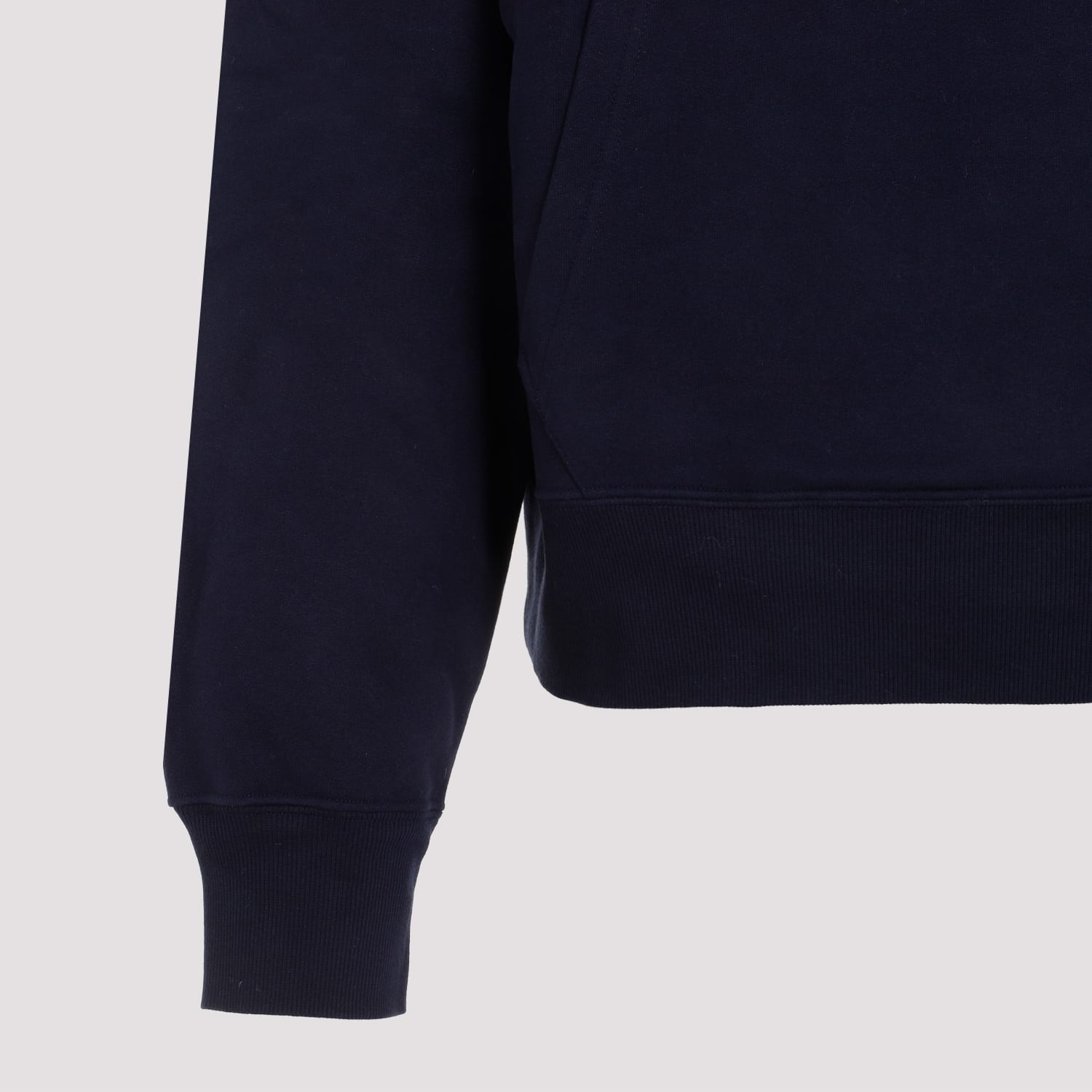 Shop Saint Laurent Cotton Hoodie In Marine