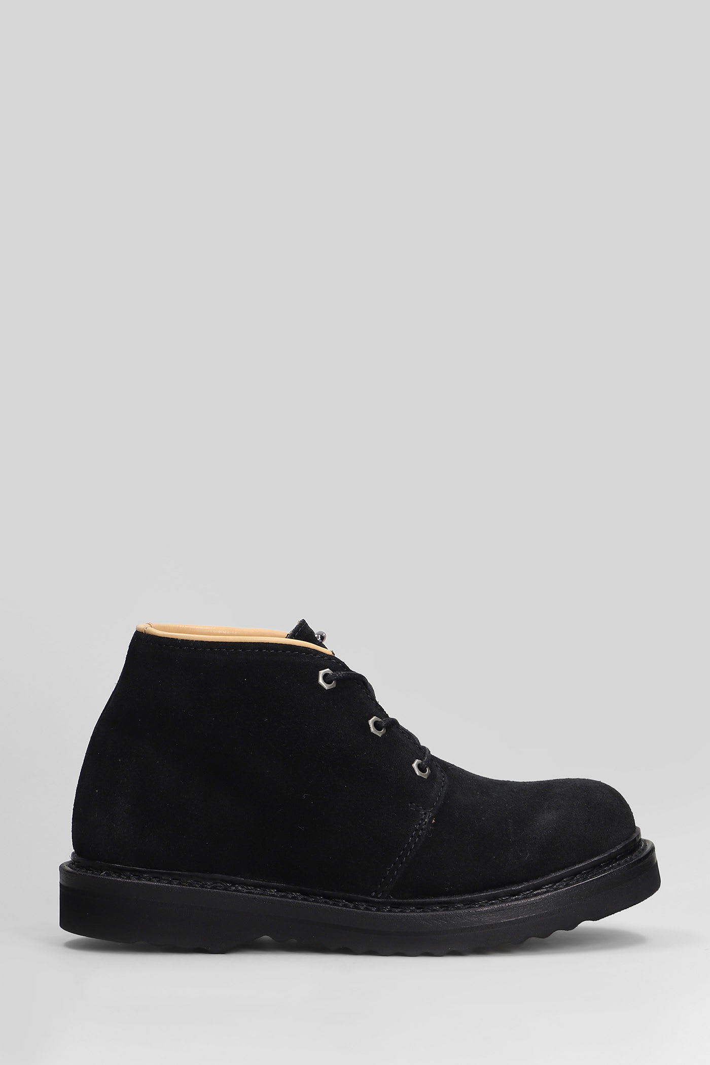 Our Legacy Chukka Boot Boots In Black Suede In Black