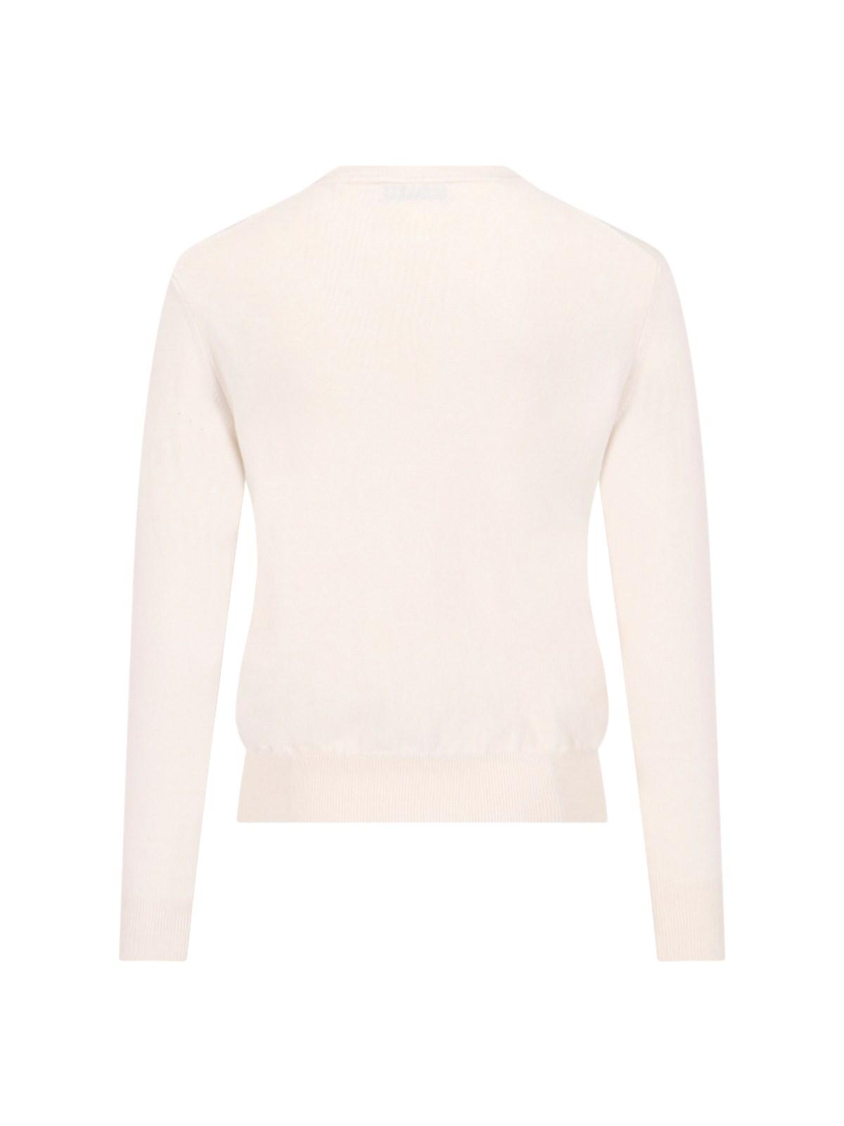 Shop Vivienne Westwood Logo Sweater In Cream