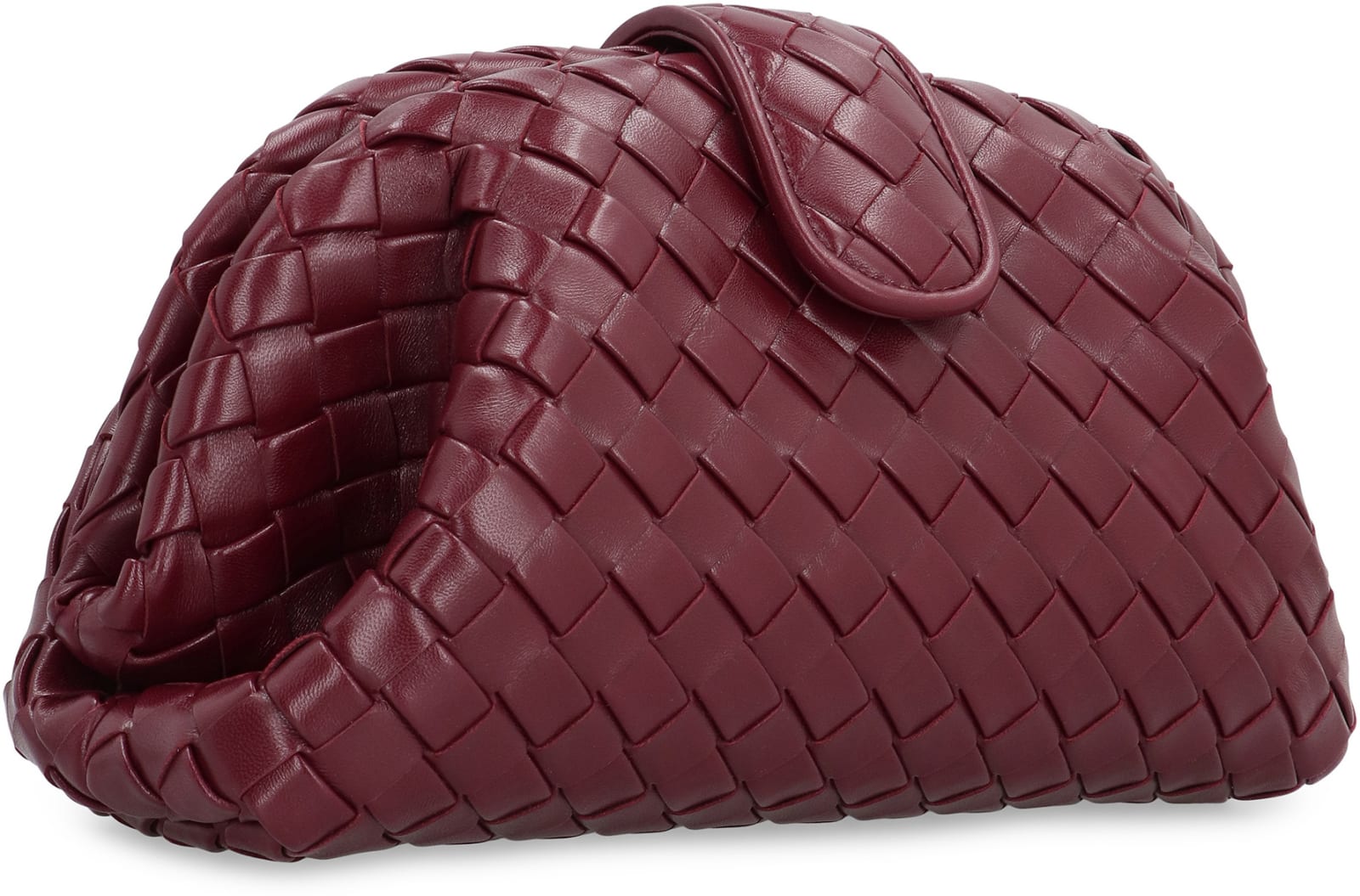 Bottega Veneta Women Borsa Teen Lauren 1980 Con Catena In Burgundy