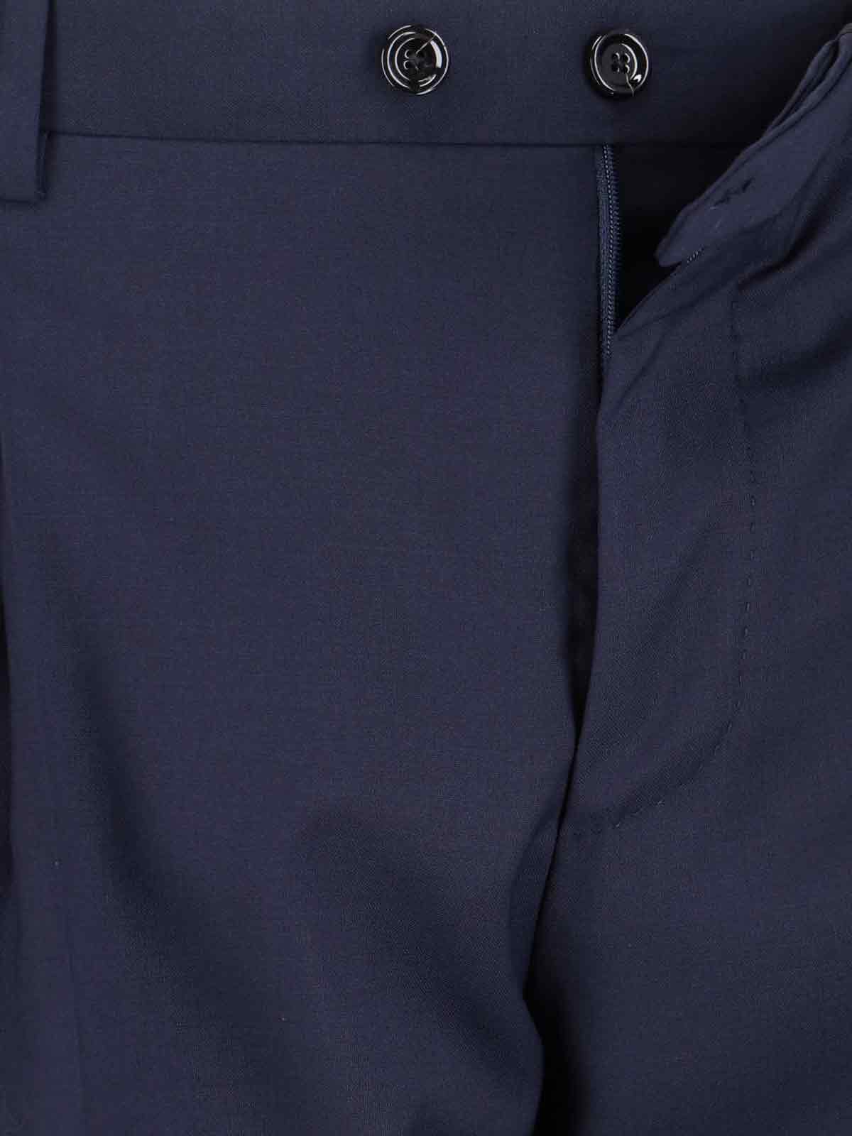 Lardini Tailored Two-button Blazer And Slim-fit Trousers Set In Blue