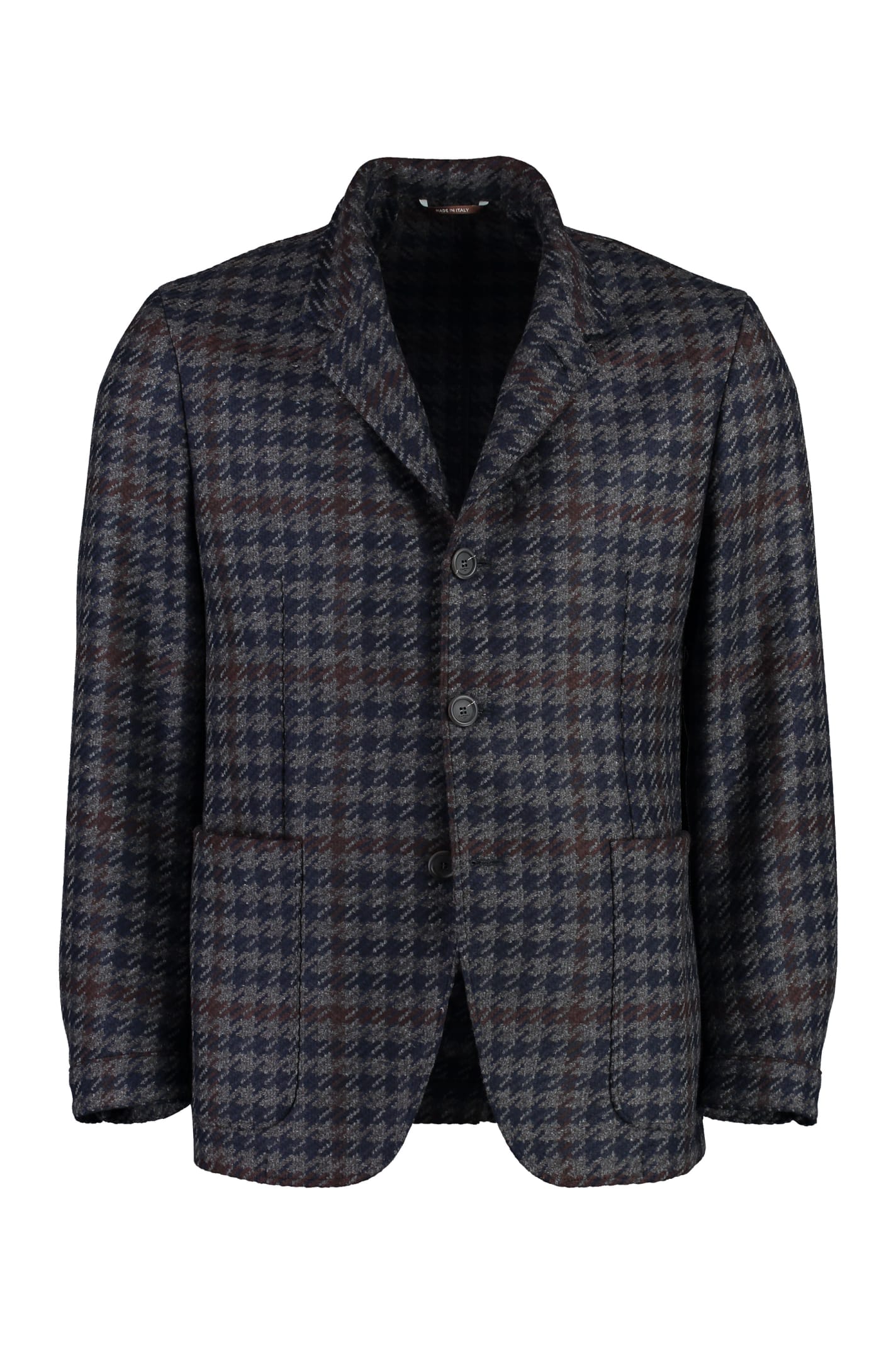 Wool-cashmere Blend Two-button Blazer