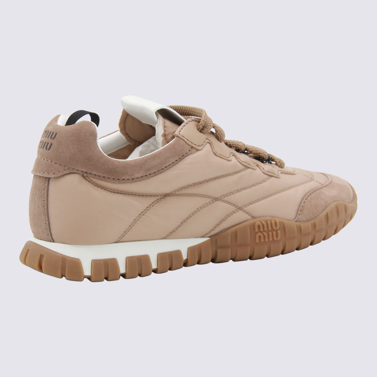 Miu Miu Dark Rose Sneakers In Pink