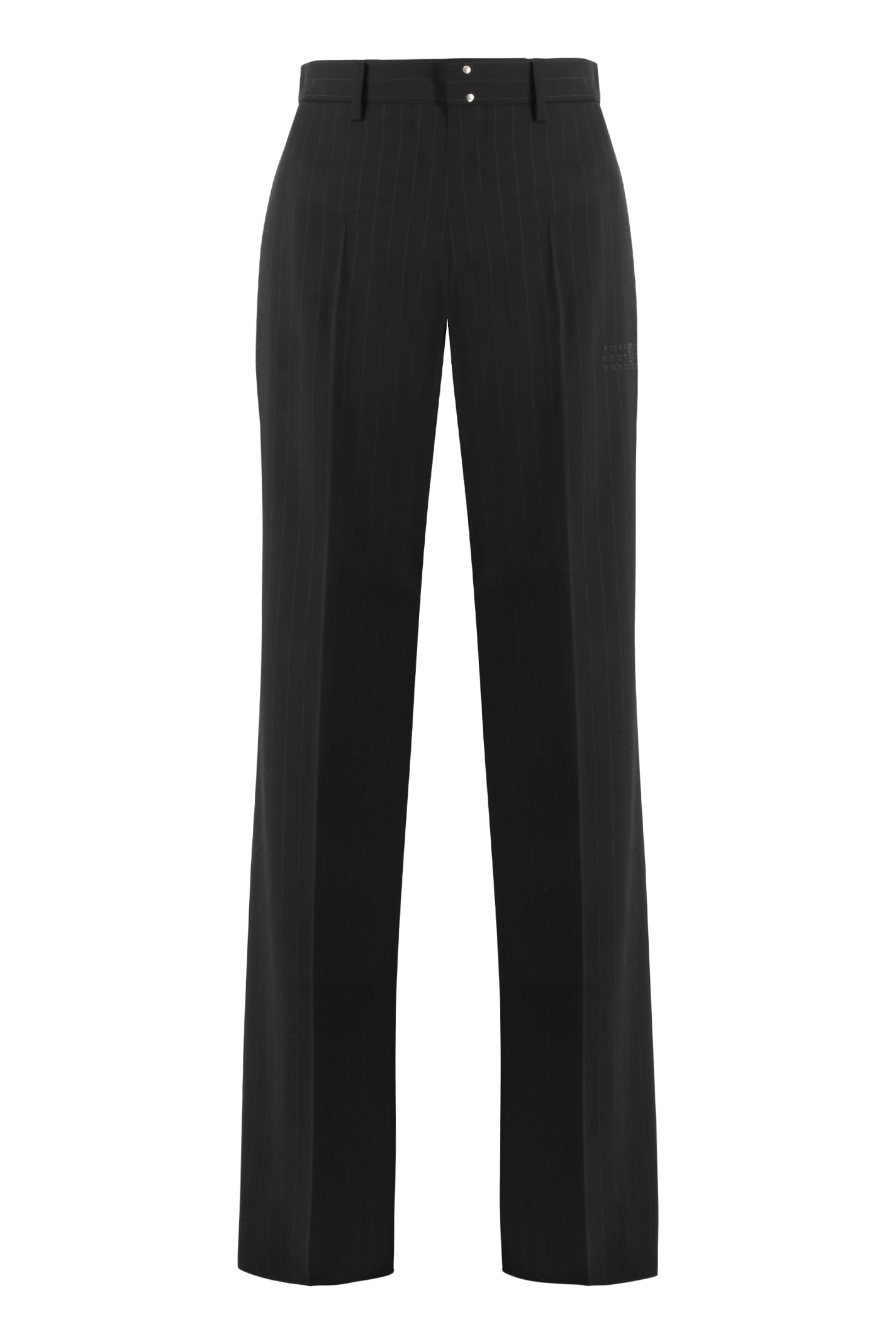 MM6 MAISON MARGIELA WOOL BLEND TROUSERS