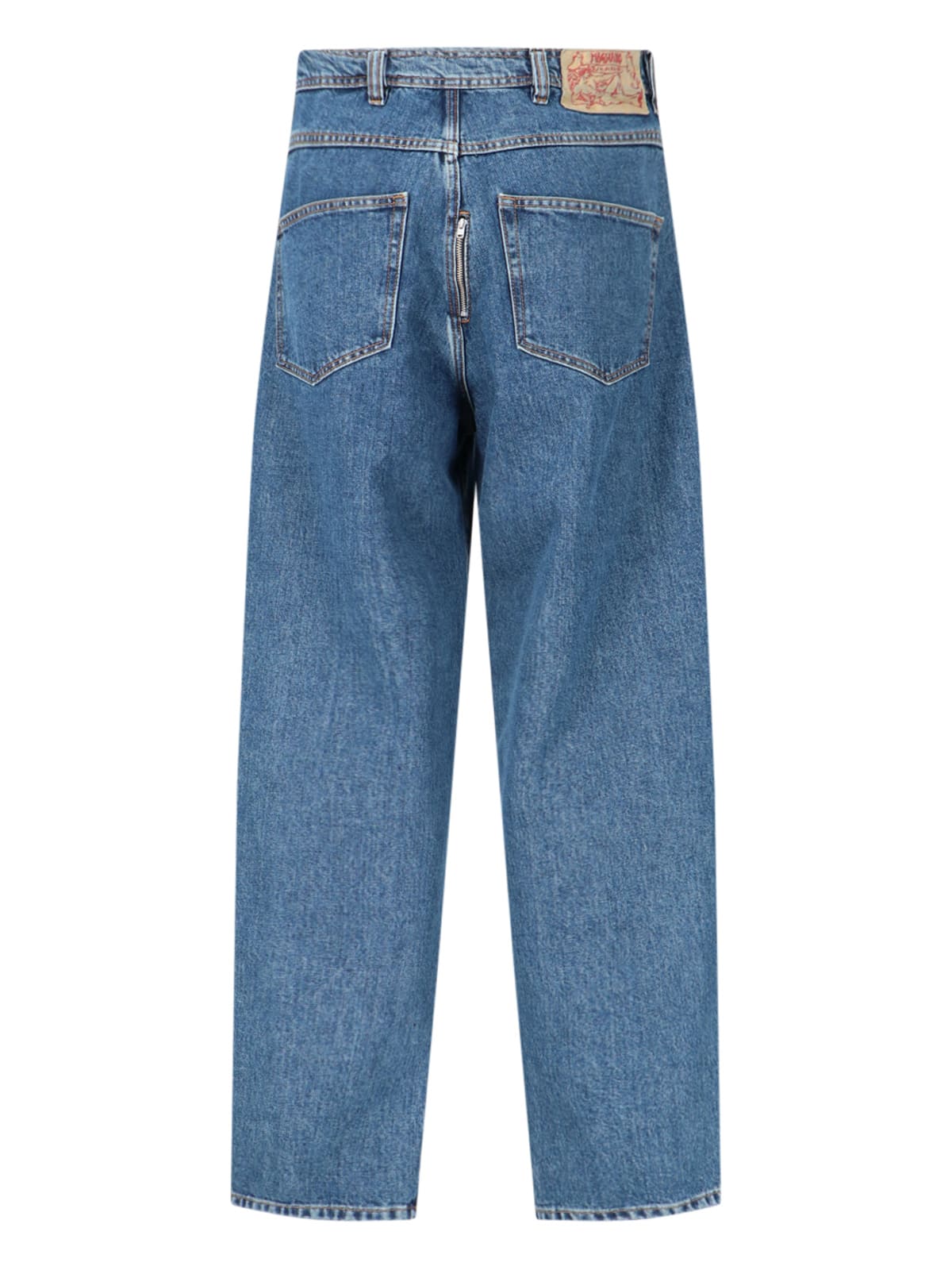Shop Magliano Straight Jeans In Blue