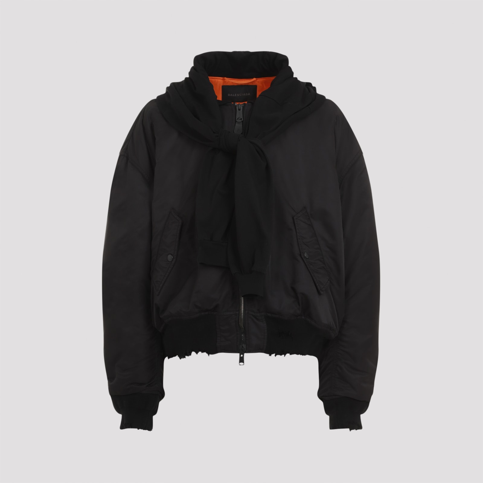 Shop Balenciaga Incognito Bomber Jacket In Black