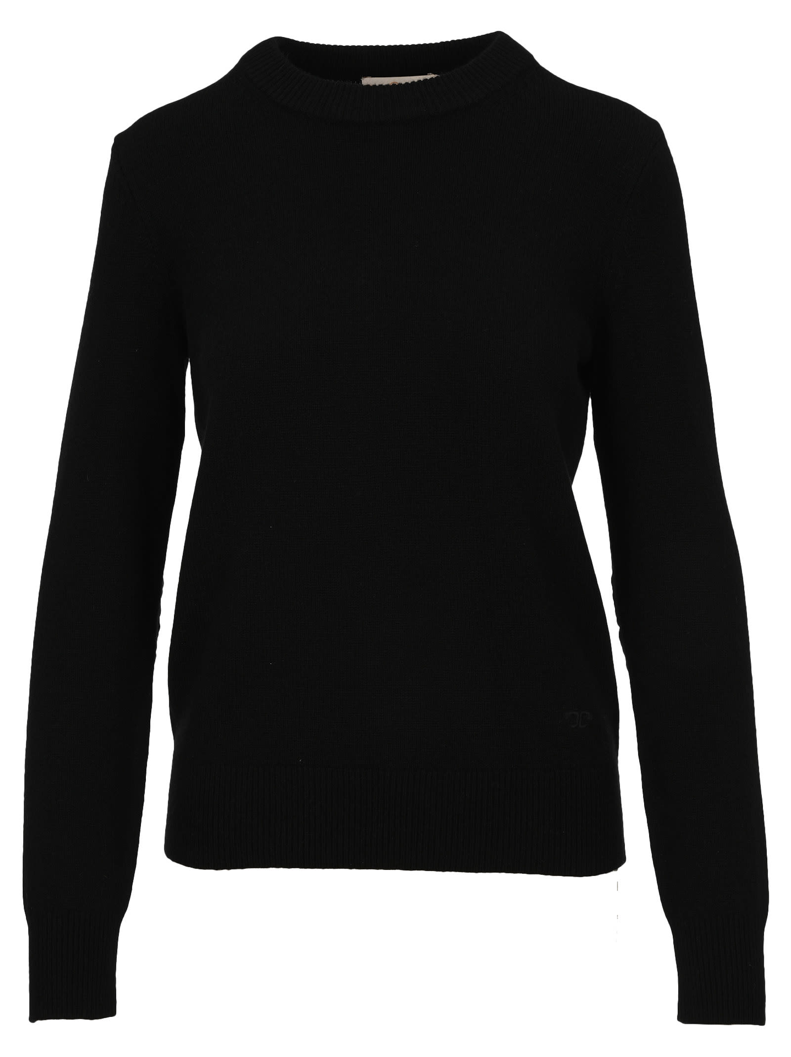 Tory Burch Cachmere Jumper With Sequin Elbow Patches