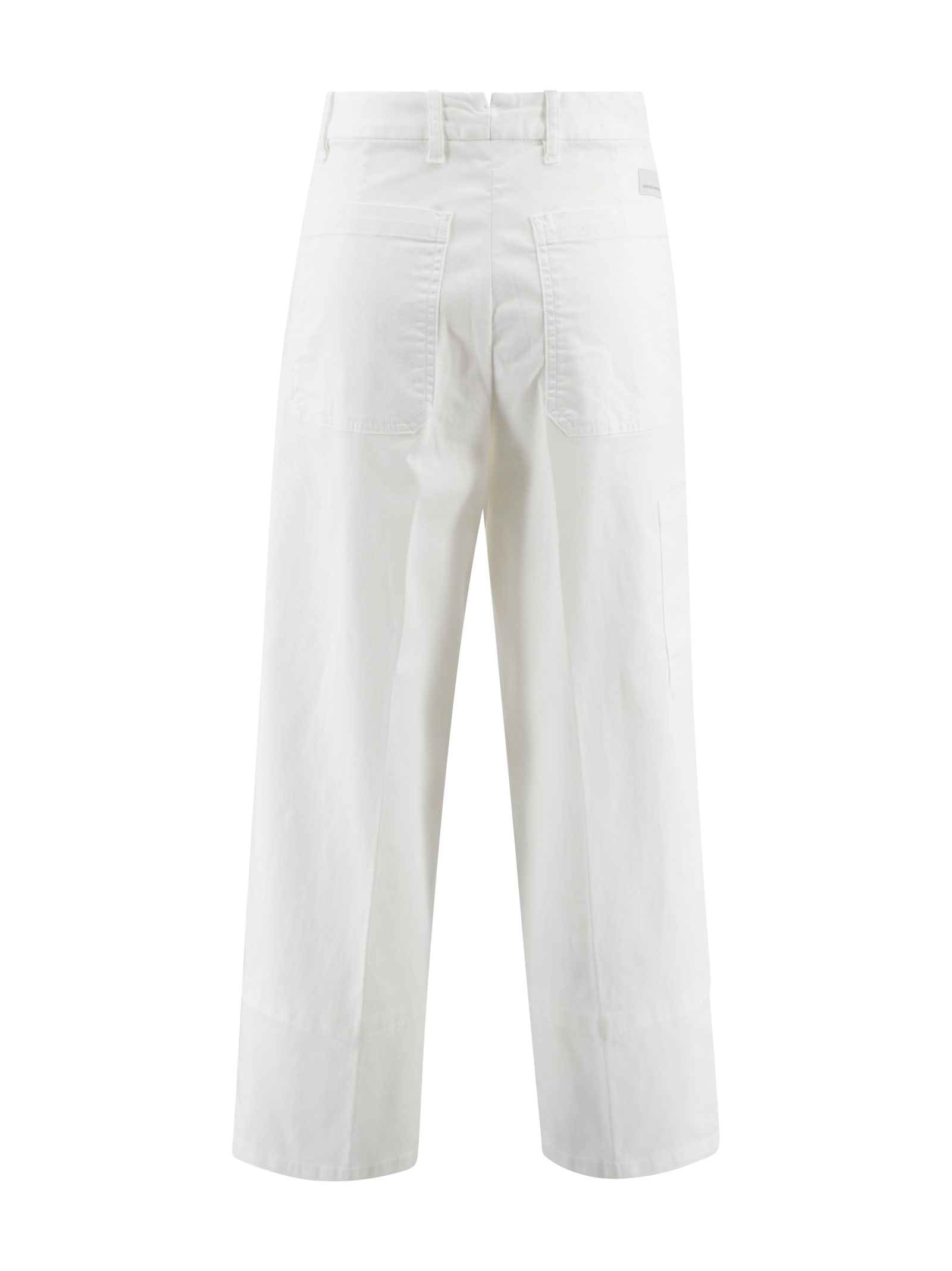 Nine In The Morning On Stage Carpenter Pants In White