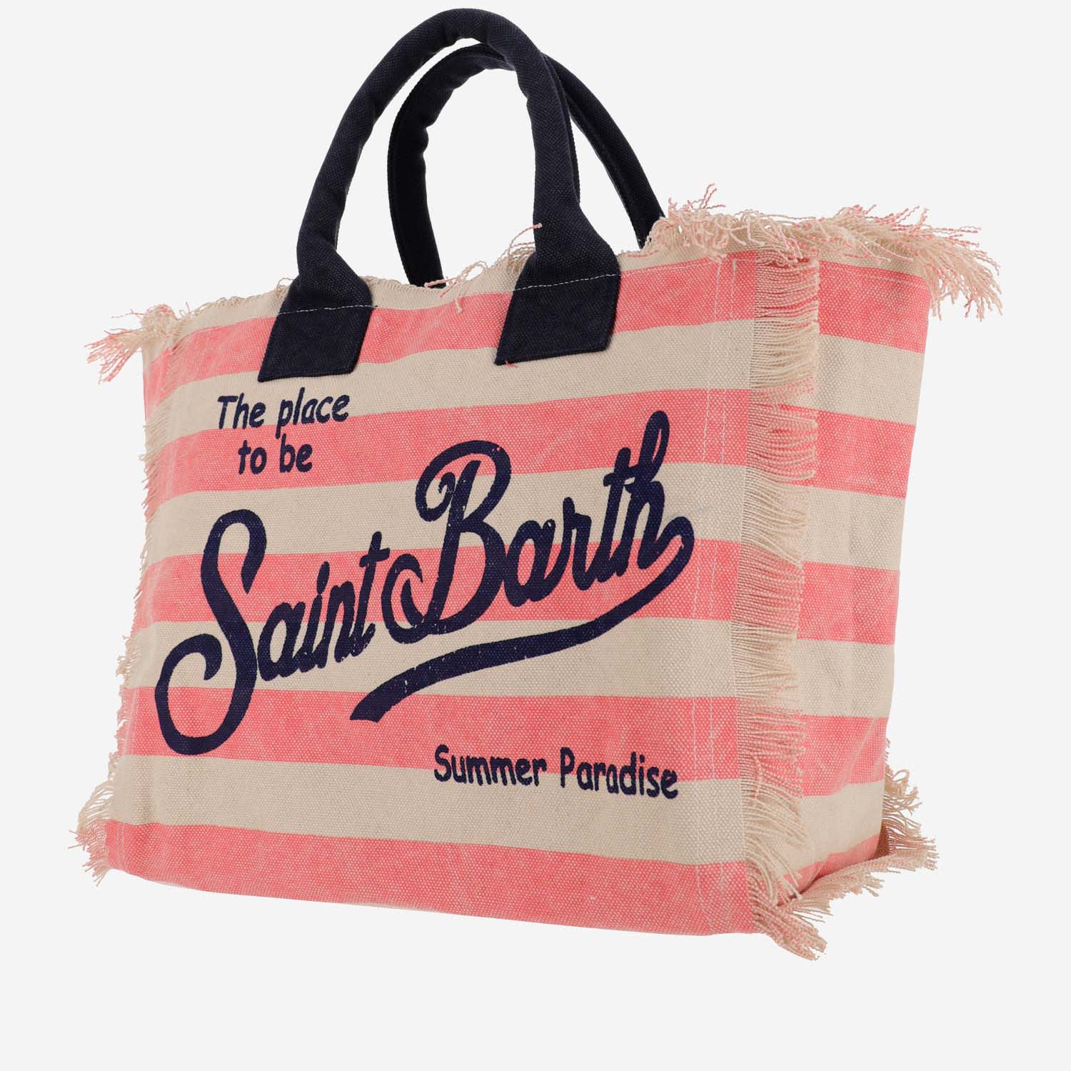 Shop Mc2 Saint Barth Logo Print Vanity Bag In Red