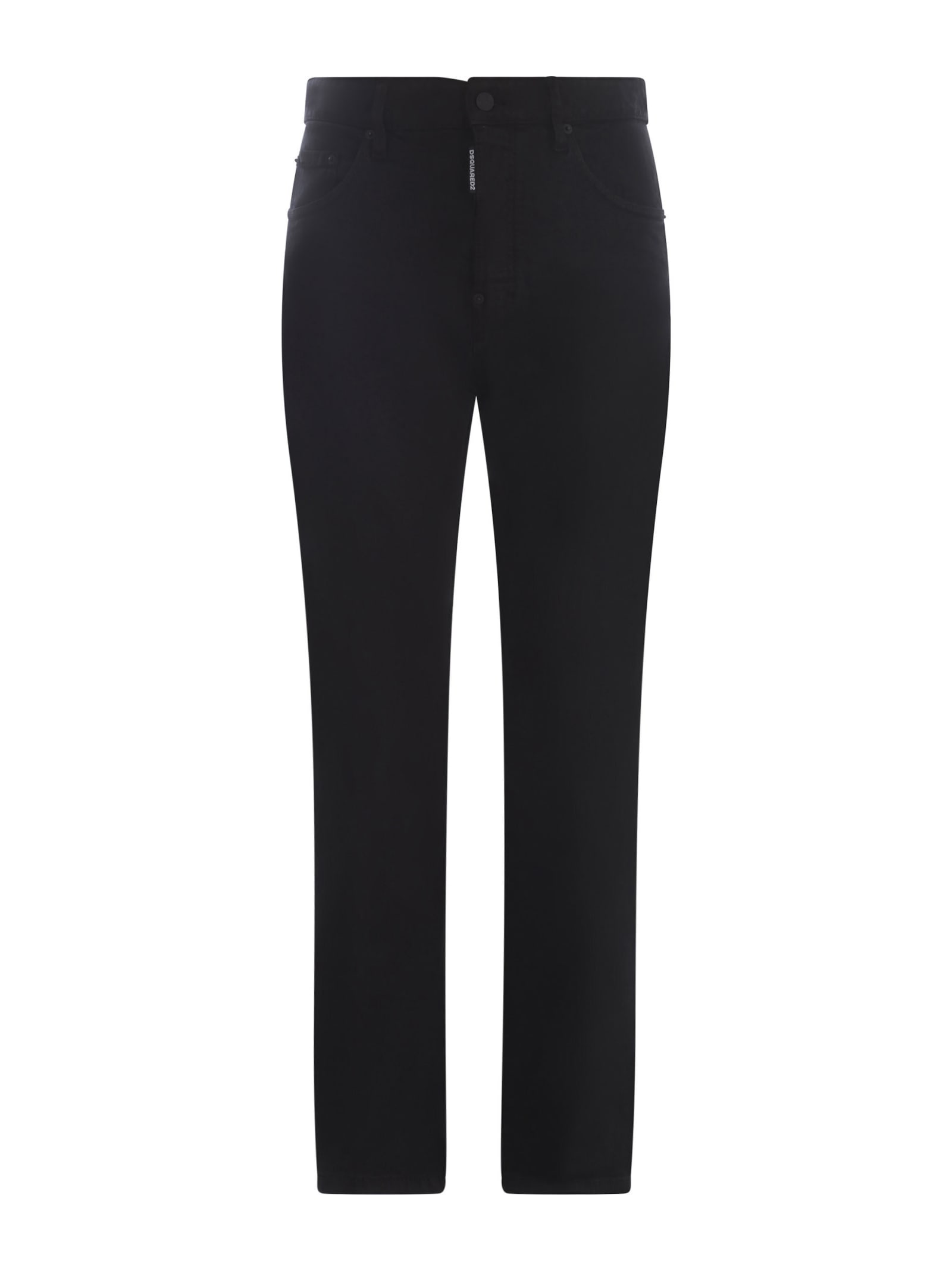 Shop Dsquared2 Jeans  642 In Denim In Black