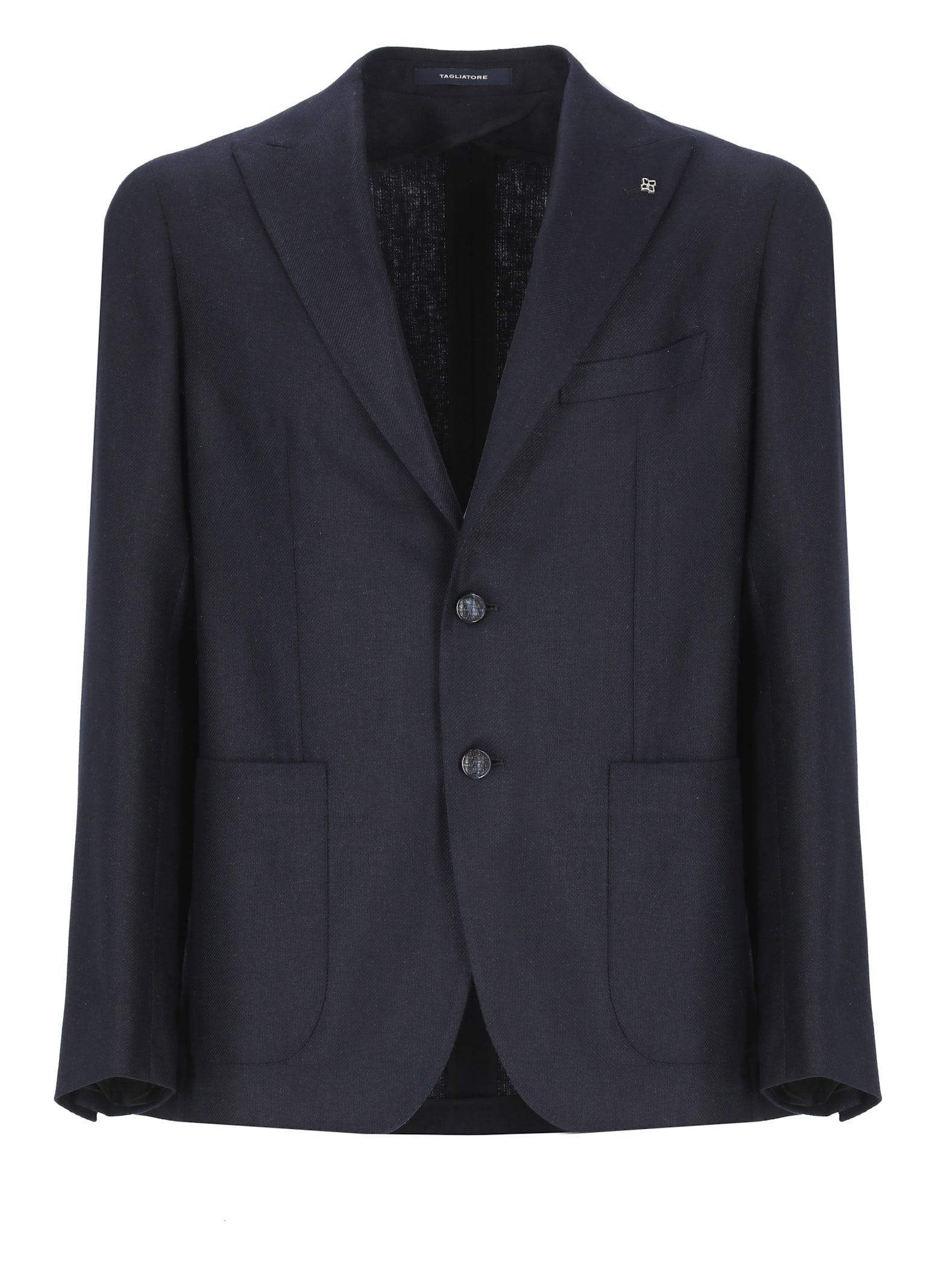 Tagliatore Classic Two-button Montecarlo Blazer In Blue