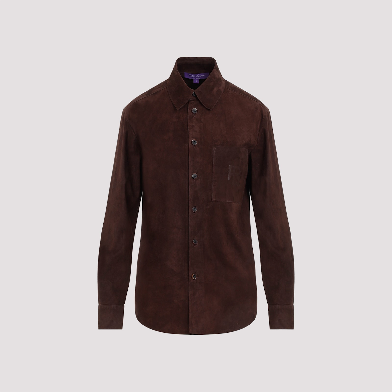 Shop Ralph Lauren Tyler Ls Shirt In Mocha