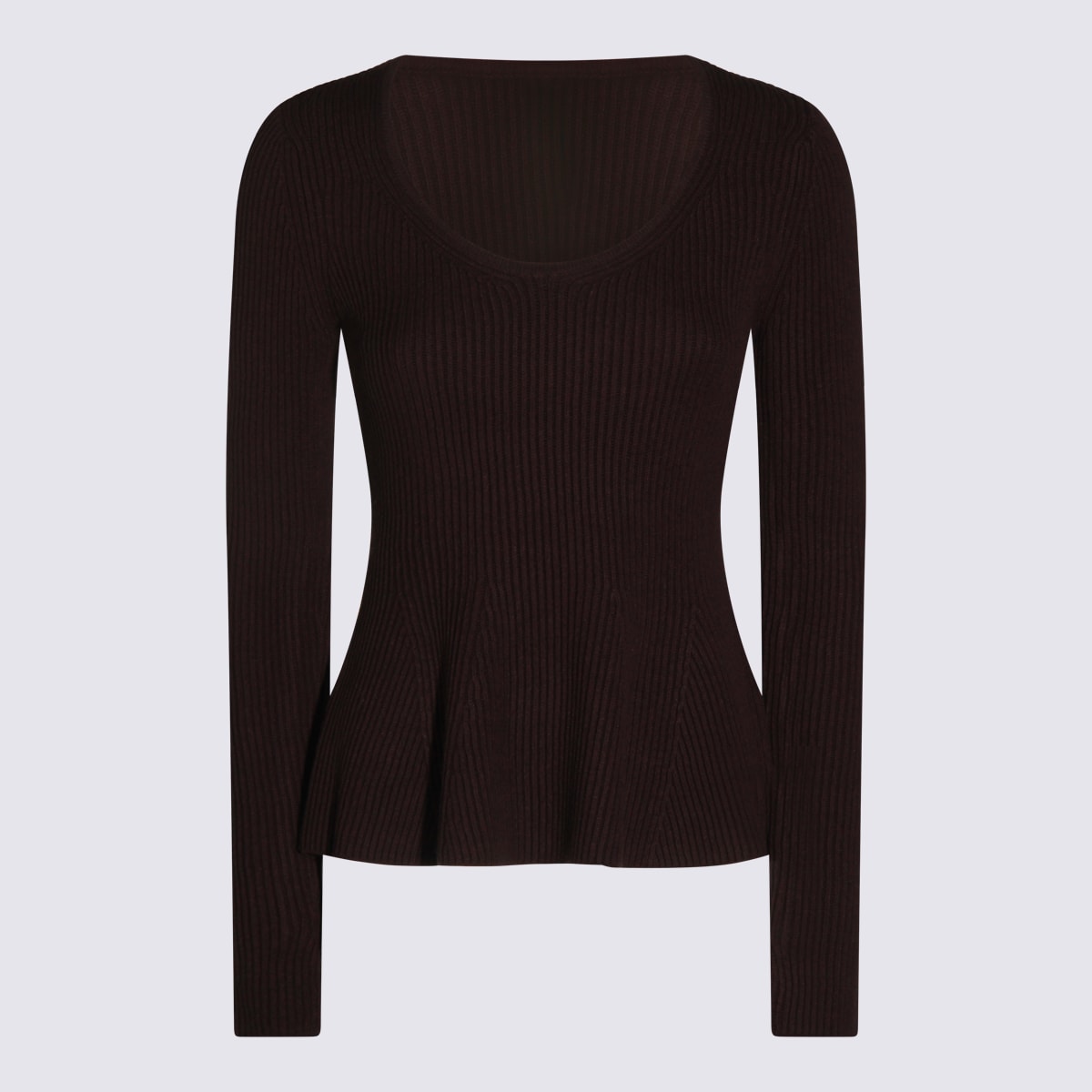 Twinset Sweaters Black Chocolate In Black