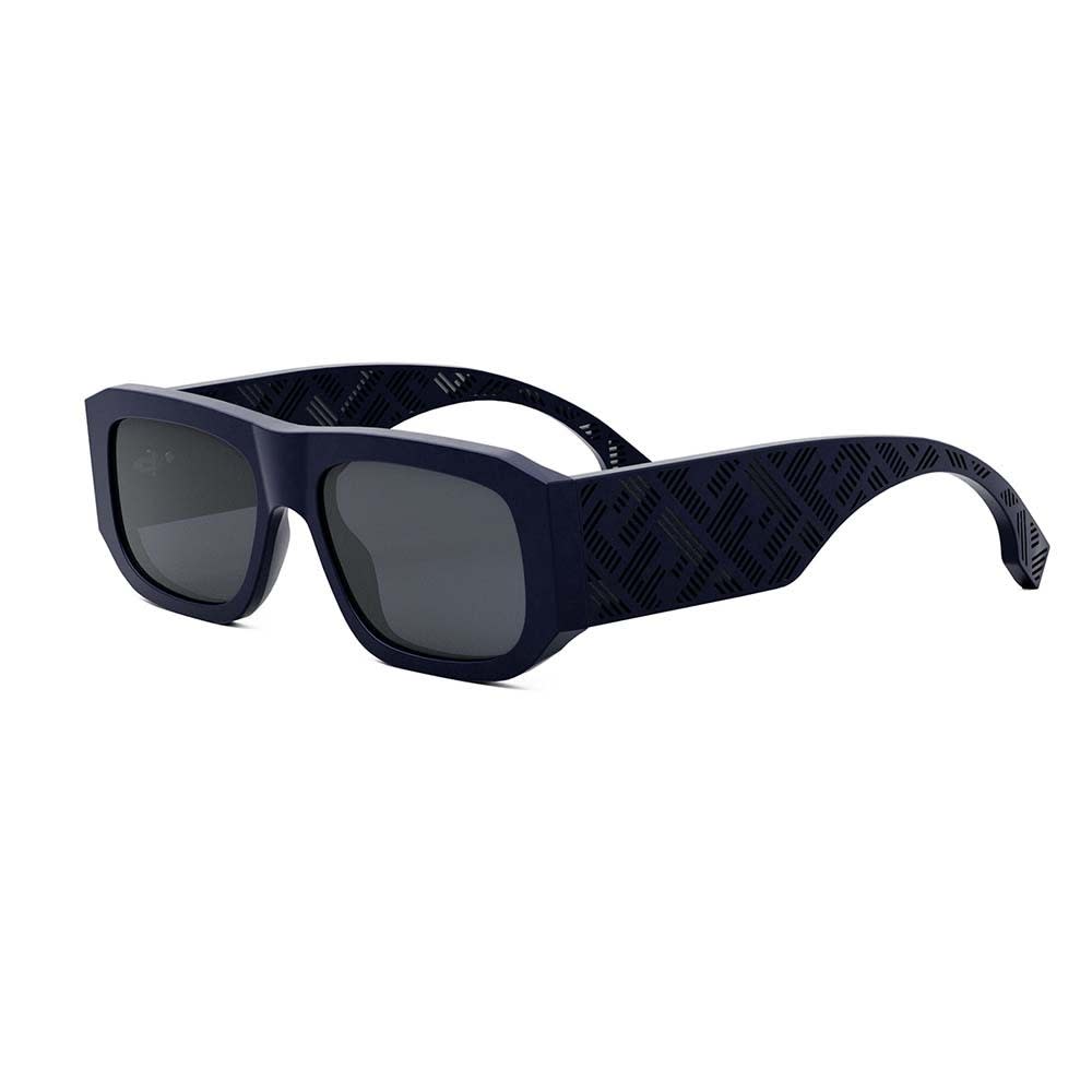 Shop Fendi Sunglasses In Blu/grigio