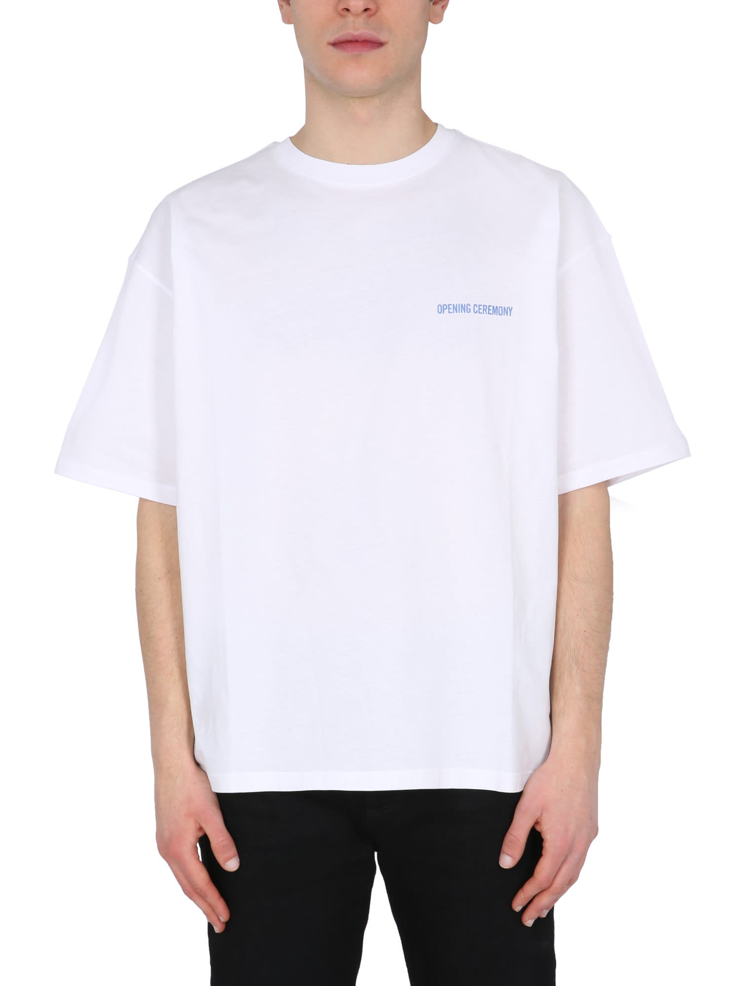 Opening Ceremony Torch Word Print T-shirt