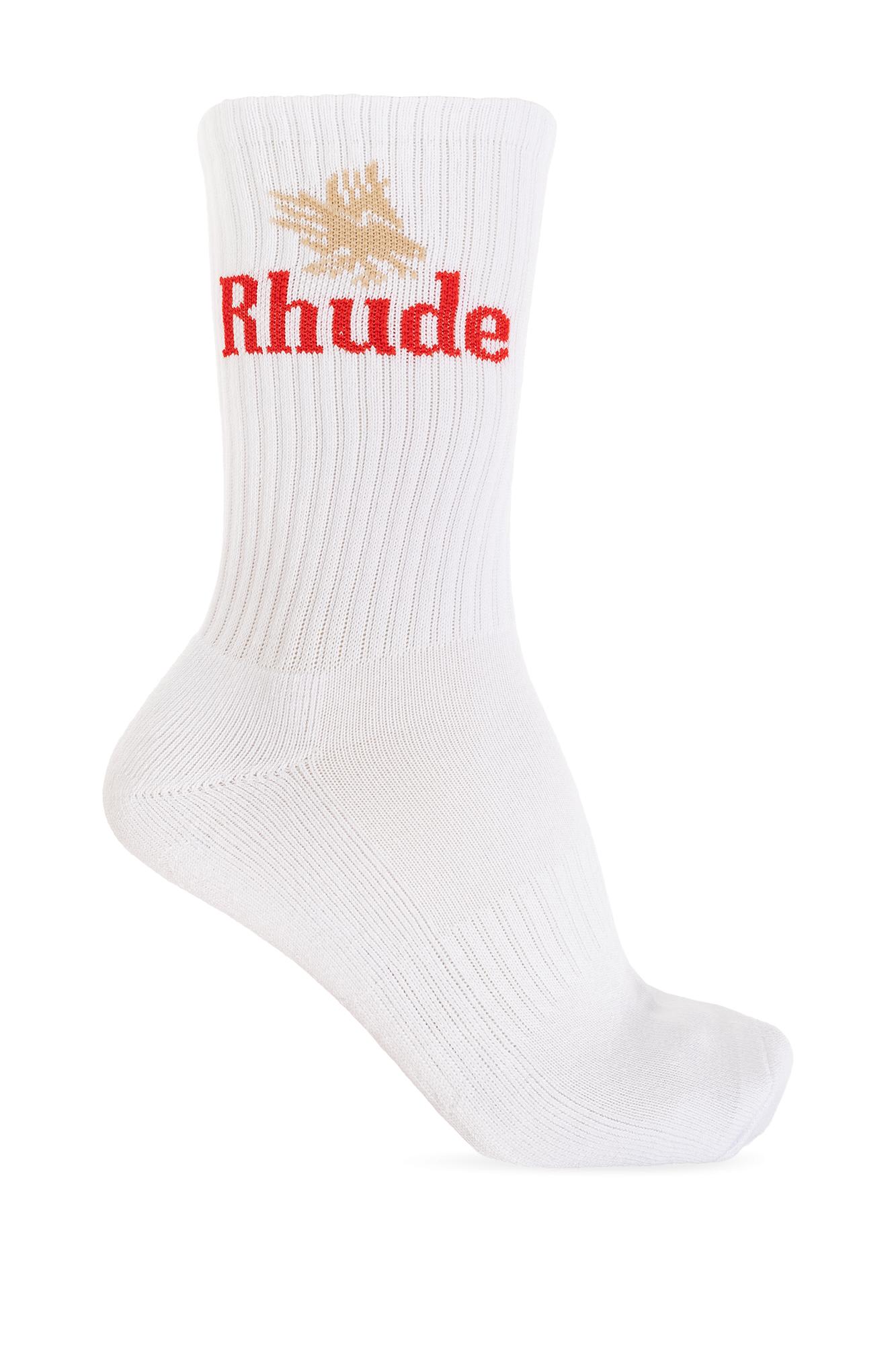 RHUDE RHUDE SOCKS WITH LOGO