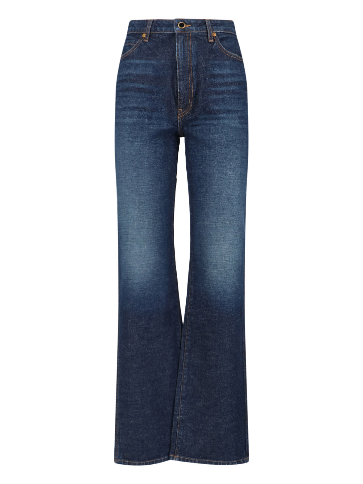 Khaite Bootcut Jeans In Blue
