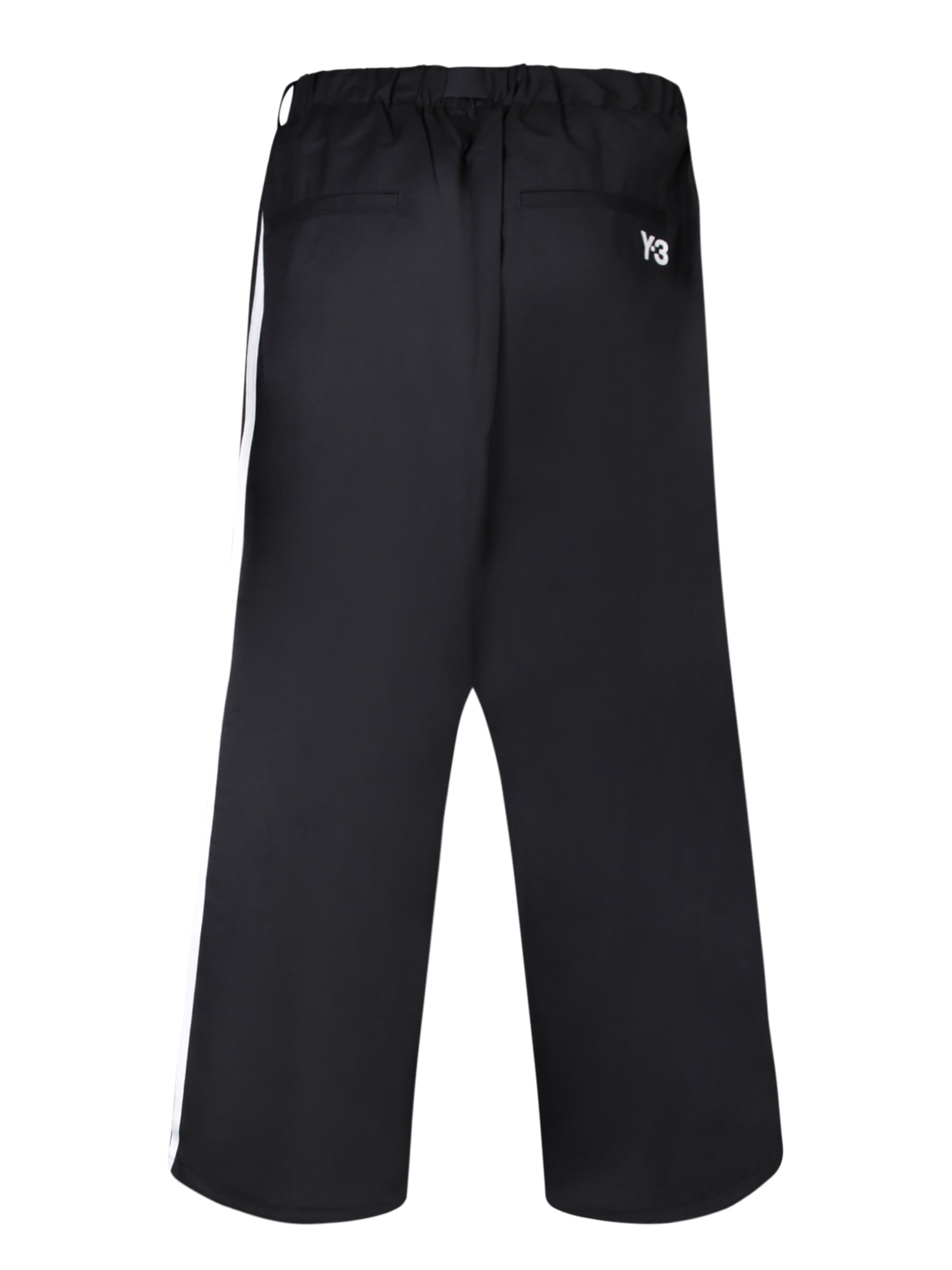 Y-3 NYLON BLACK TROUSERS 