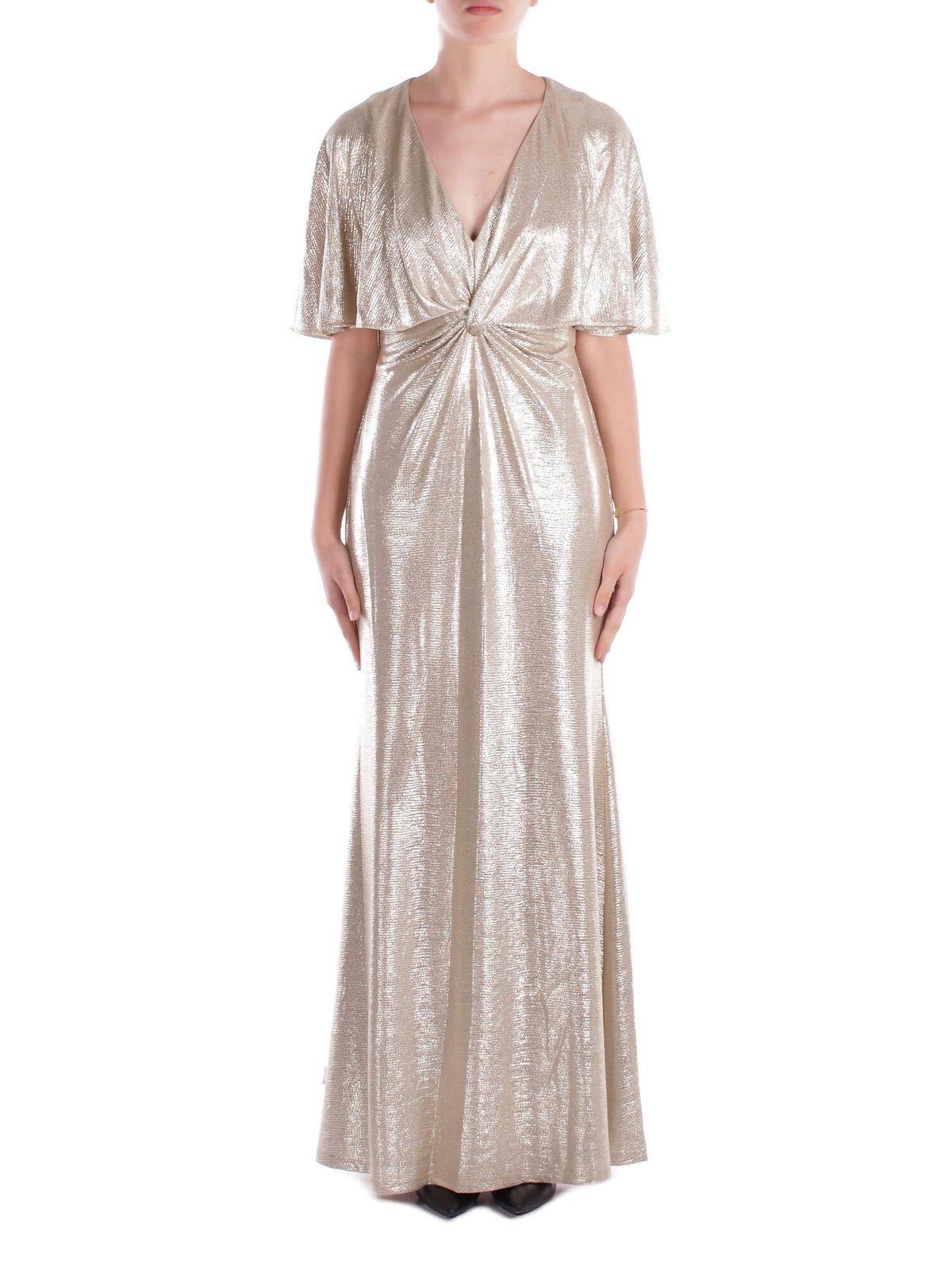 V-neck Midi Dress