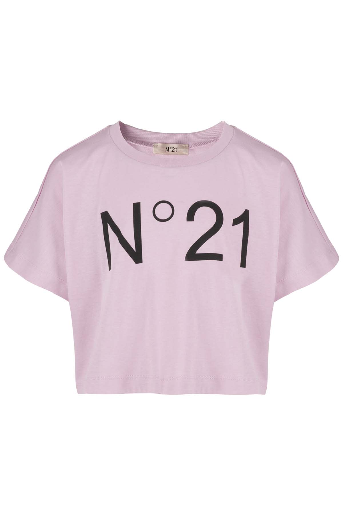 N°21 Kids' Maglietta In Lilac Pink