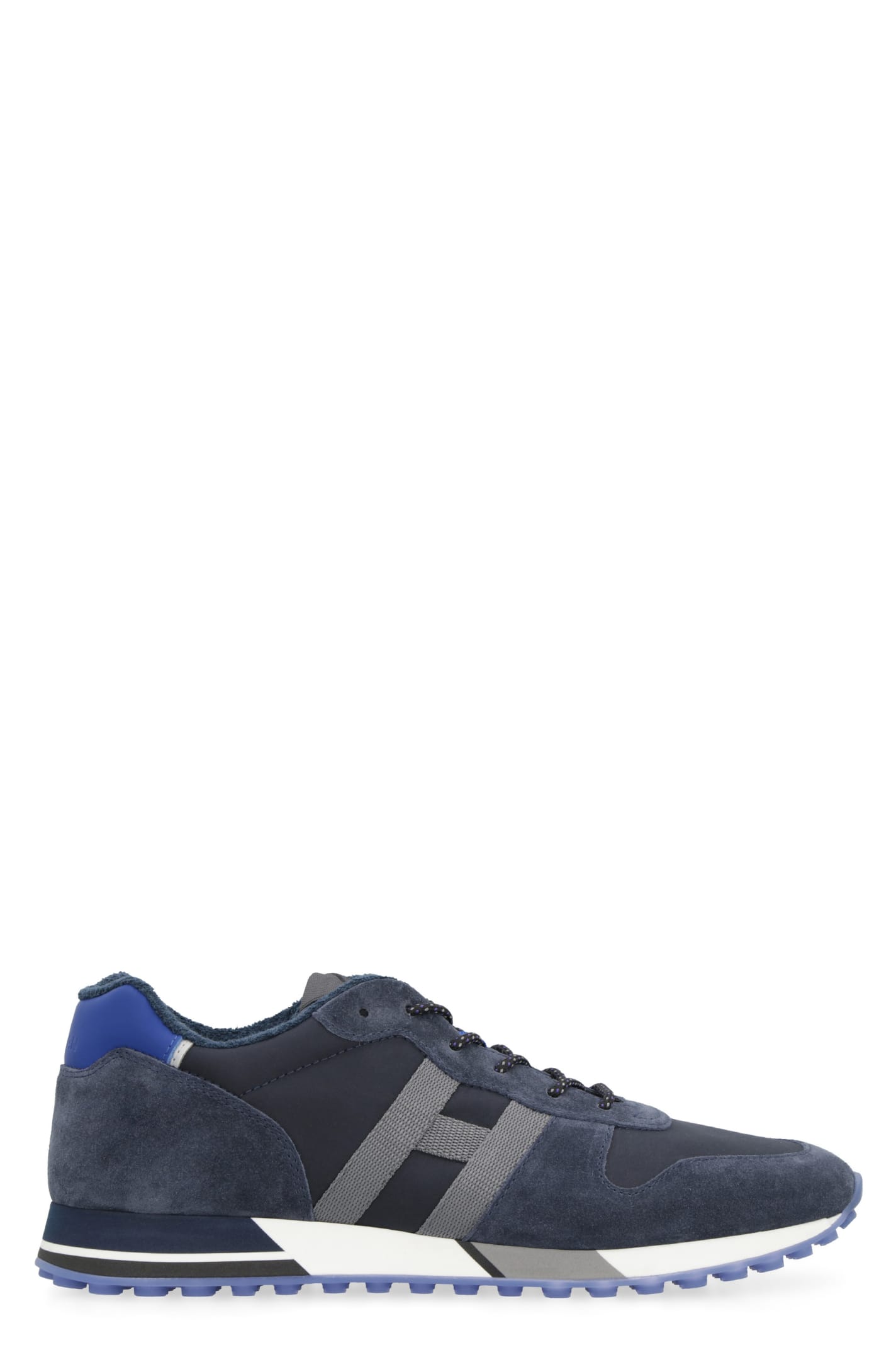 Shop Hogan H383 Low-top Sneakers In Blue
