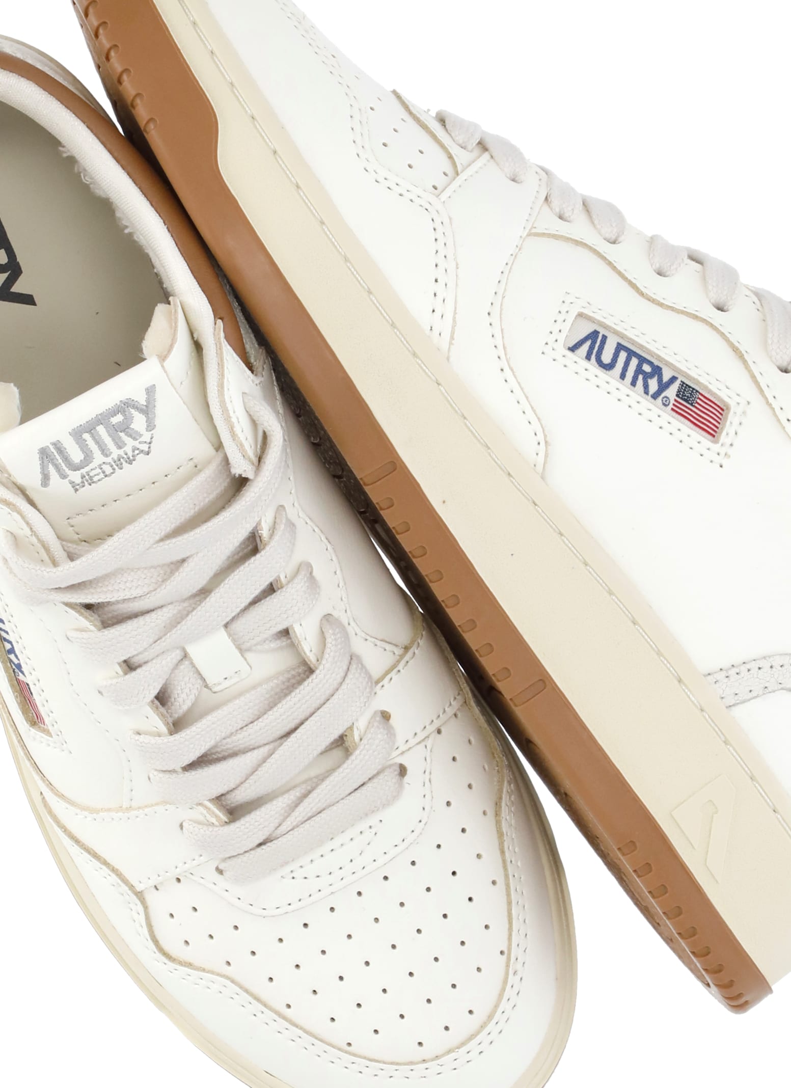 Autry Med-way Sneakers In White